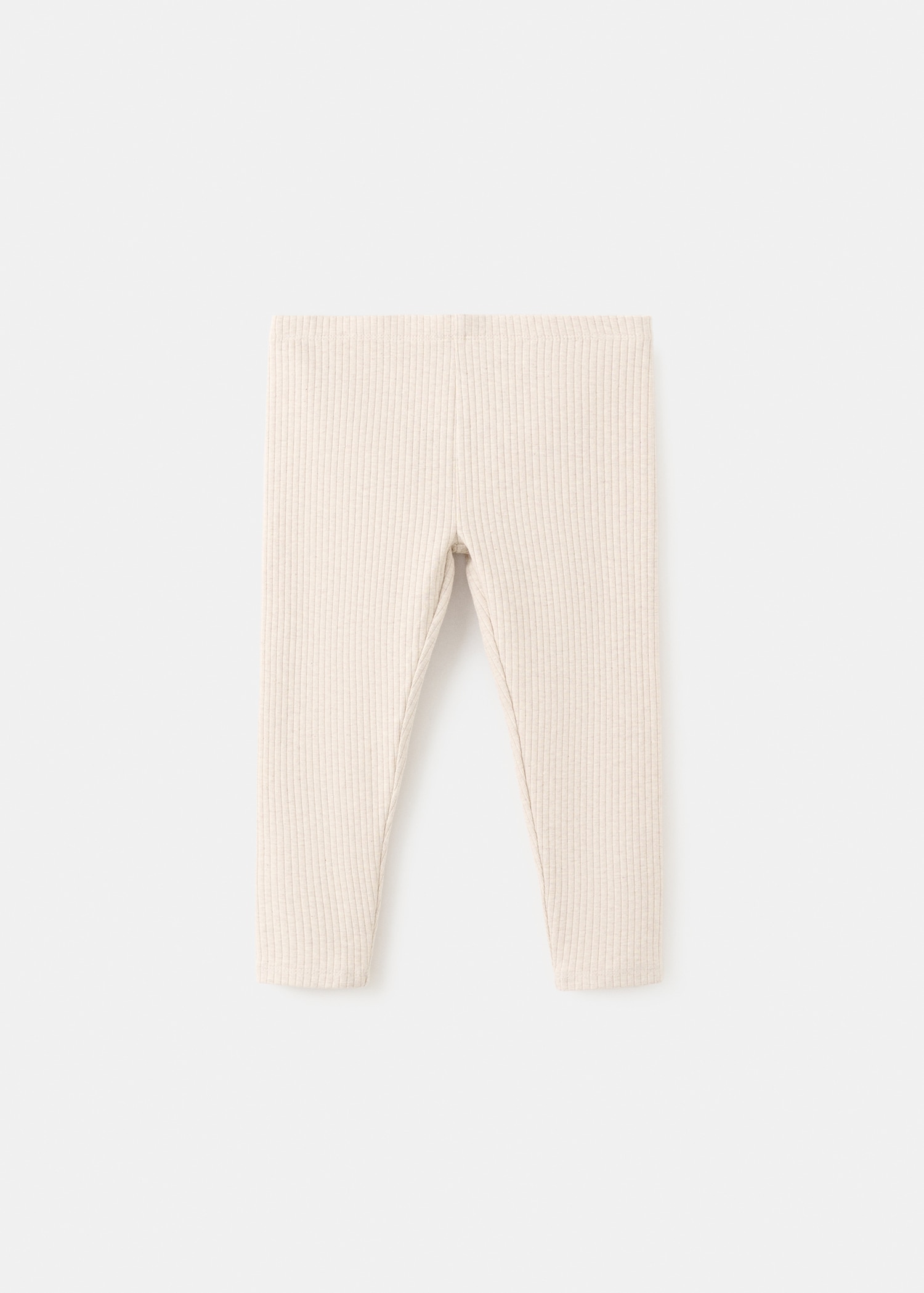 Geribde katoenen legging - Artikel zonder model