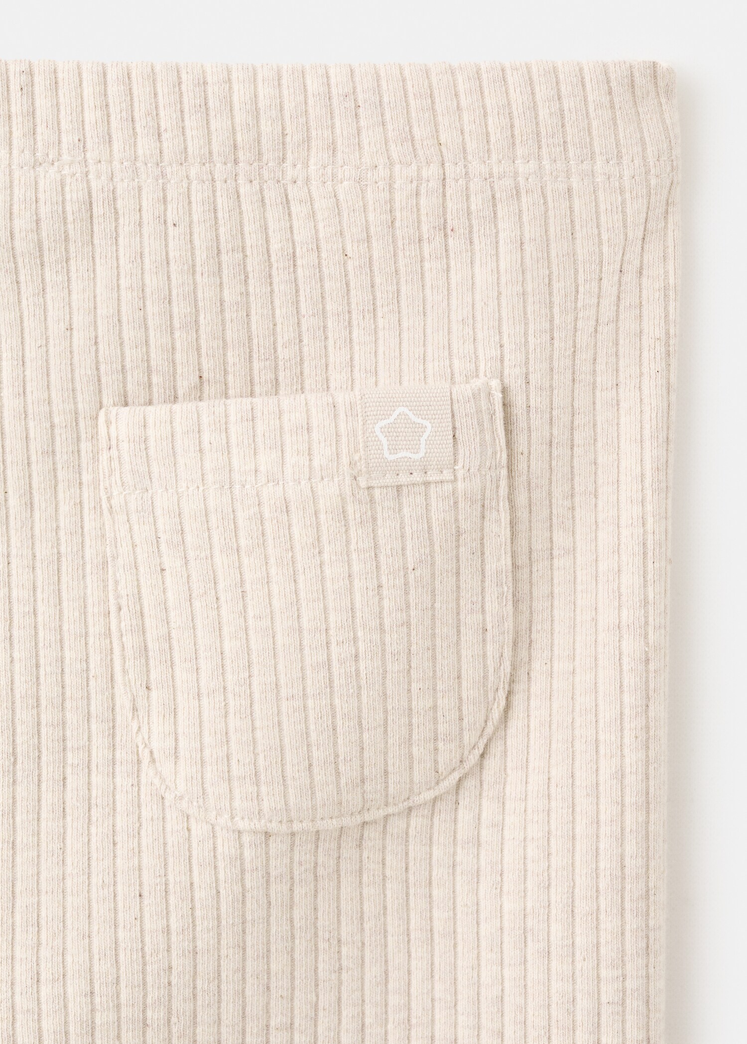 Geribde katoenen legging - Detail van het artikel 8