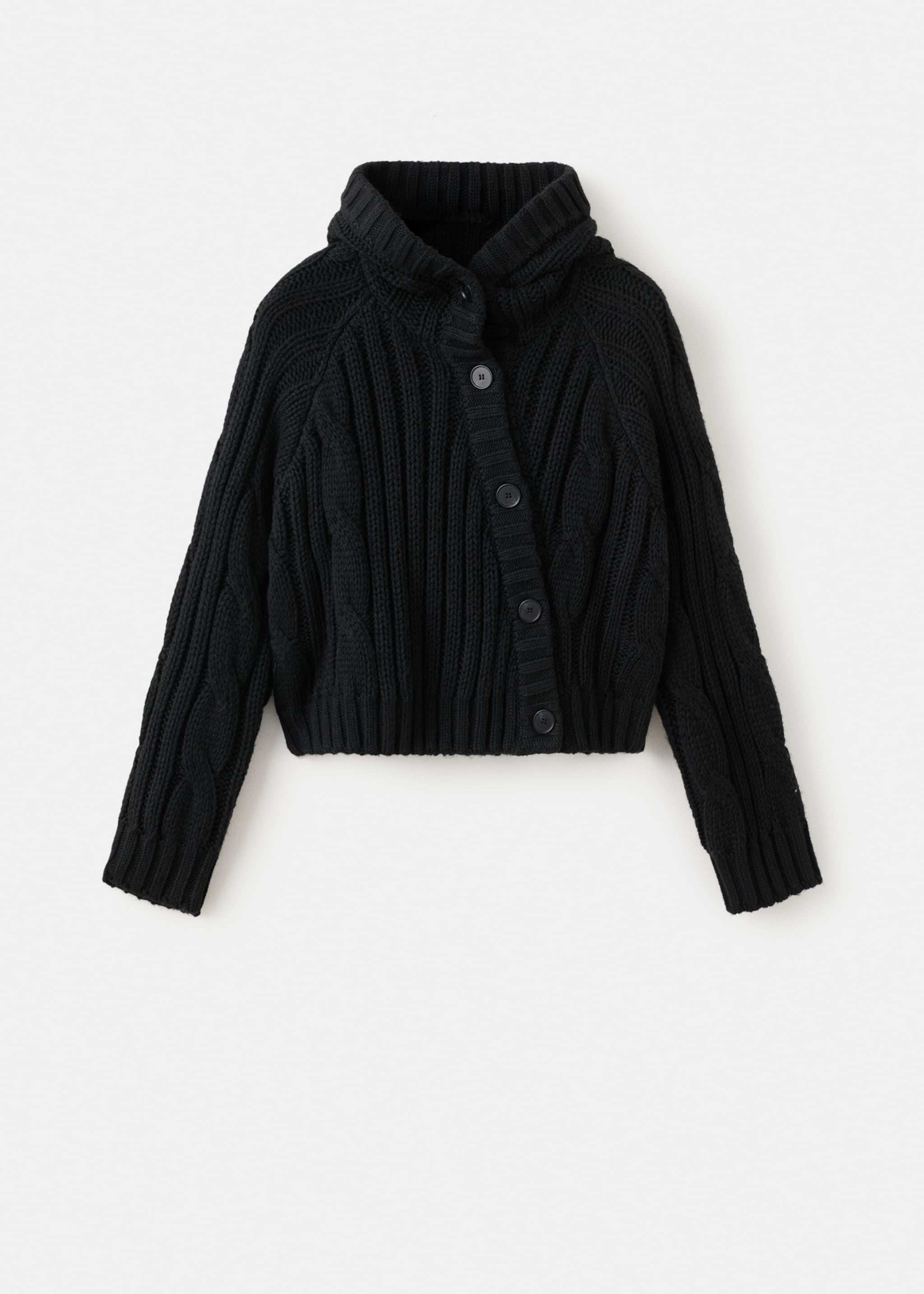 Veste croisée boutons - Article sans modèle, Noir. Ref: 27051272-00.