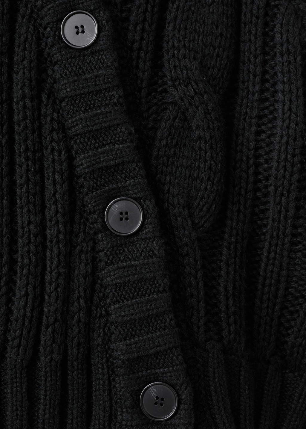 Double-breasted jacket with buttons