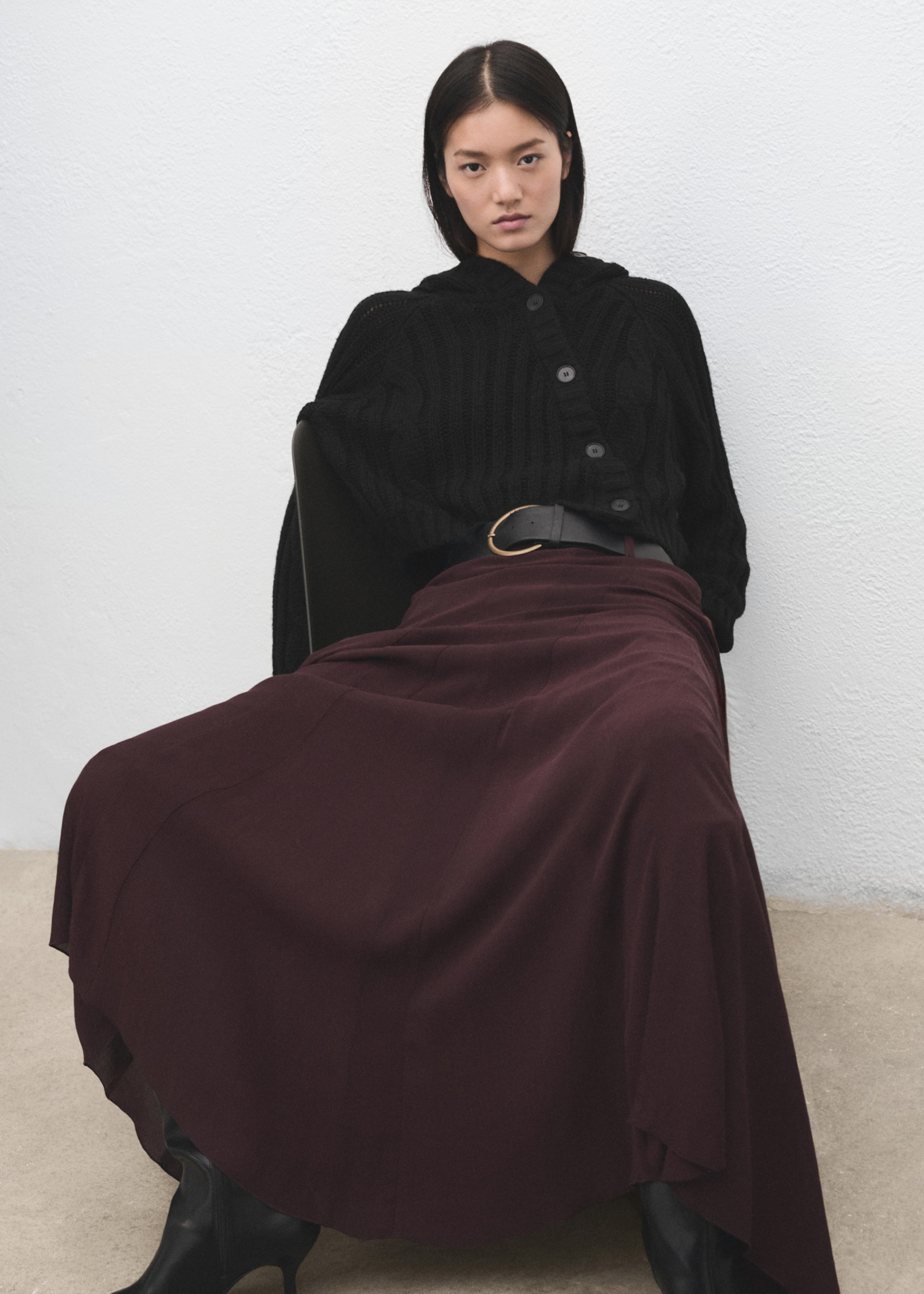 Veste croisée boutons - Détail de l'article 2, Noir. Ref: 27051272-00.