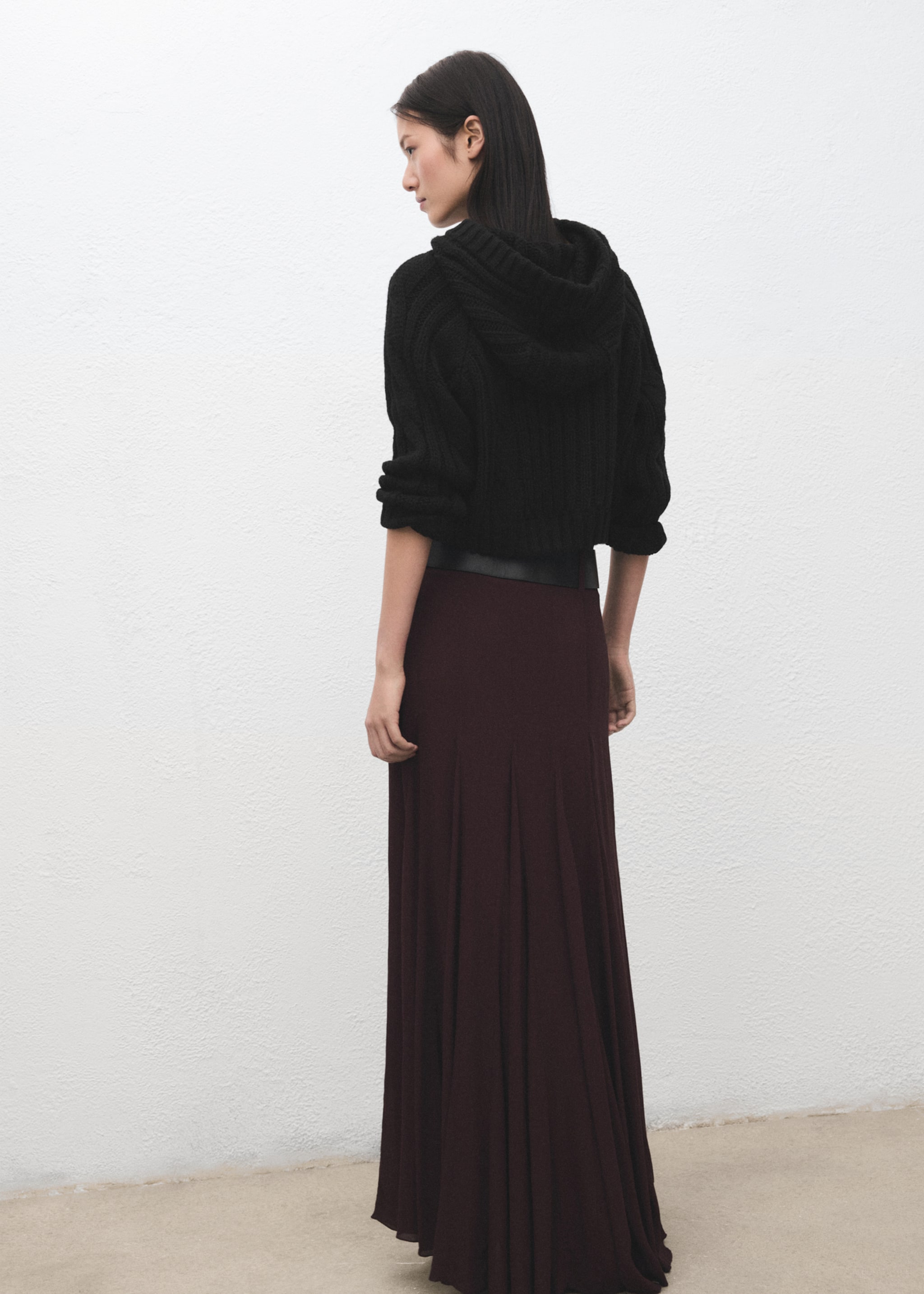 Veste croisée boutons - Verso de l’article, Noir. Ref: 27051272-00.