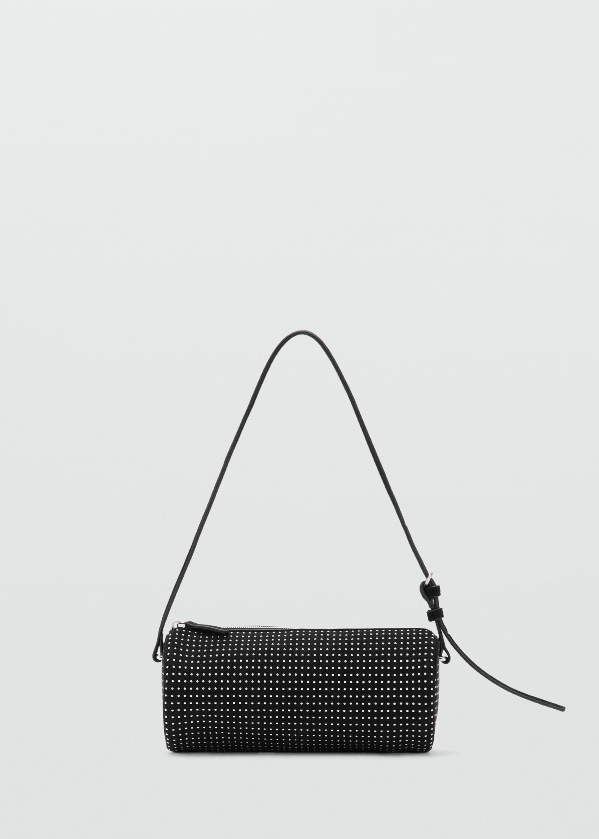 Oval studded shoulder bag - Article without model, Black. Ref: 27051273-00.