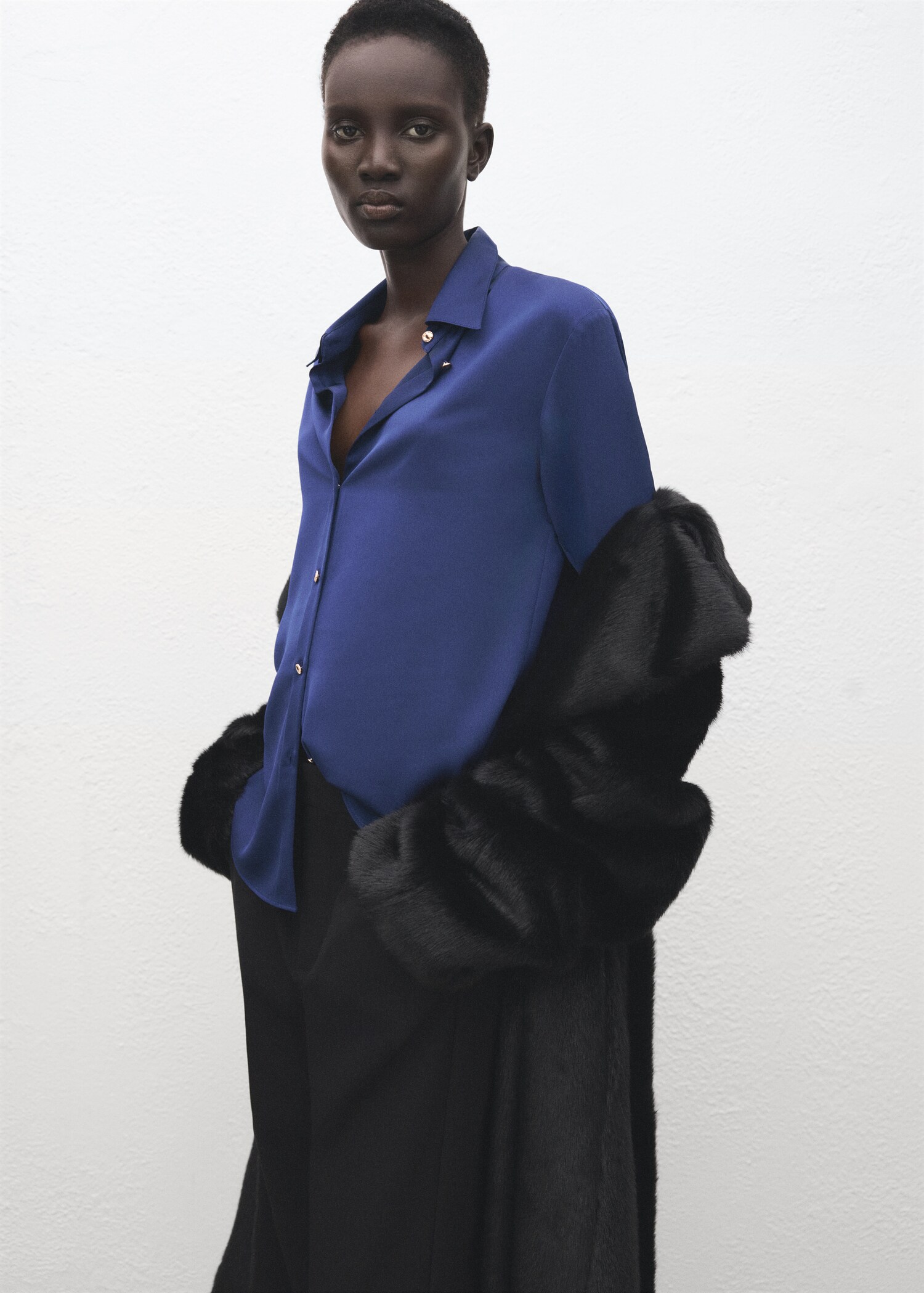 Chemise fluide satinée - Détail de l'article 1