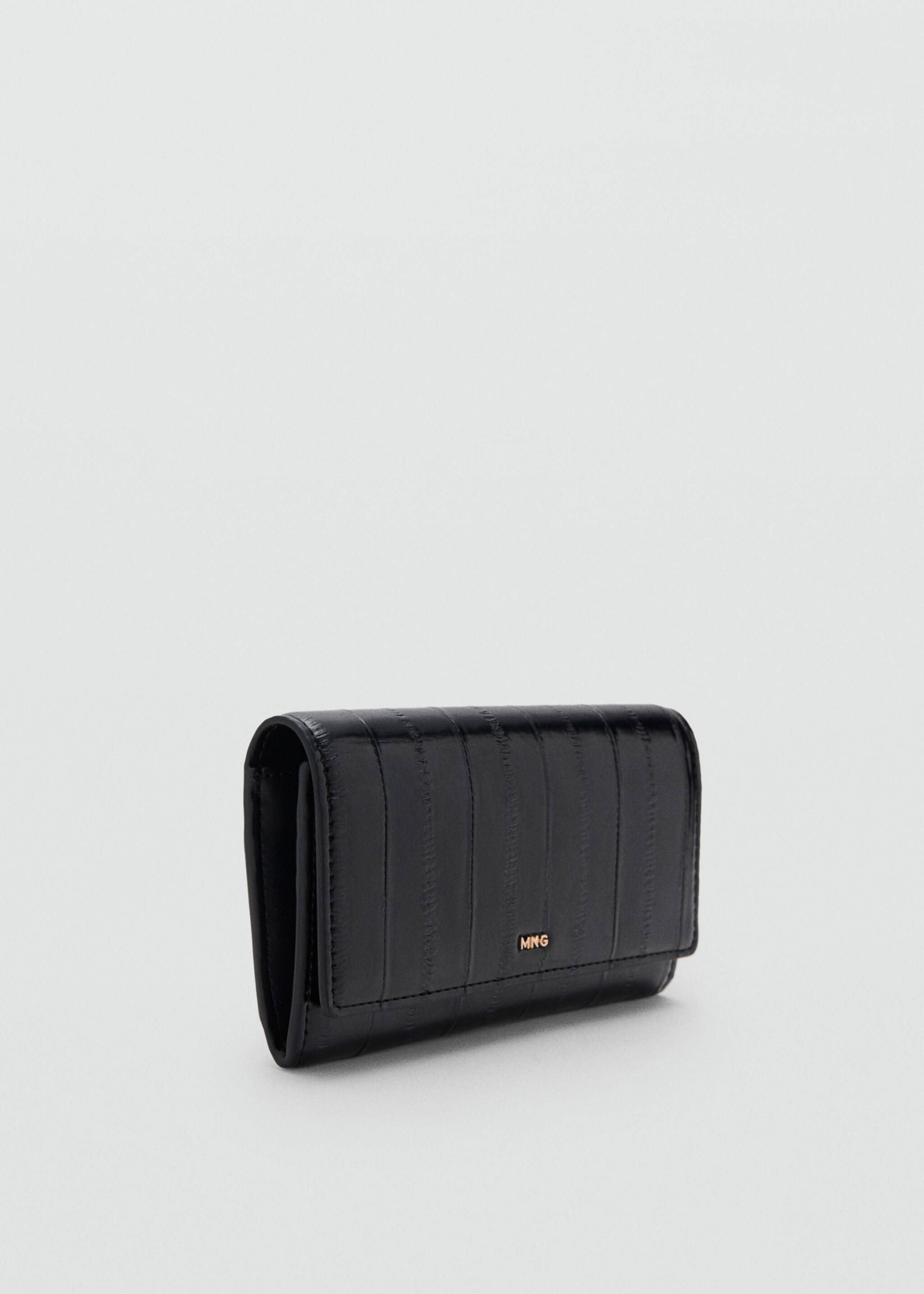 Small textured wallet - Medium plane, Black. Ref: 27051275-00.