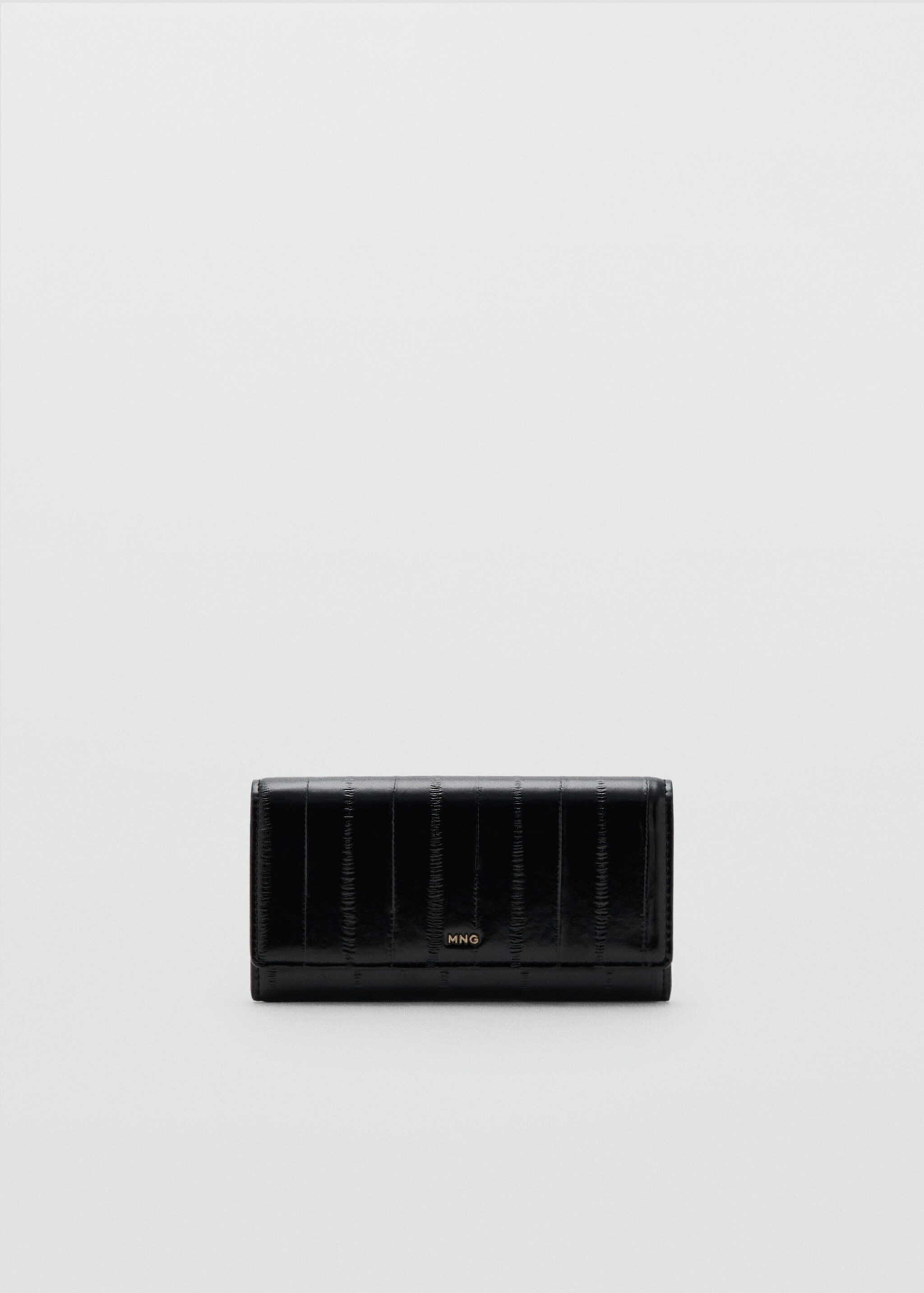 Small textured wallet - Article without model, Black. Ref: 27051275-00.