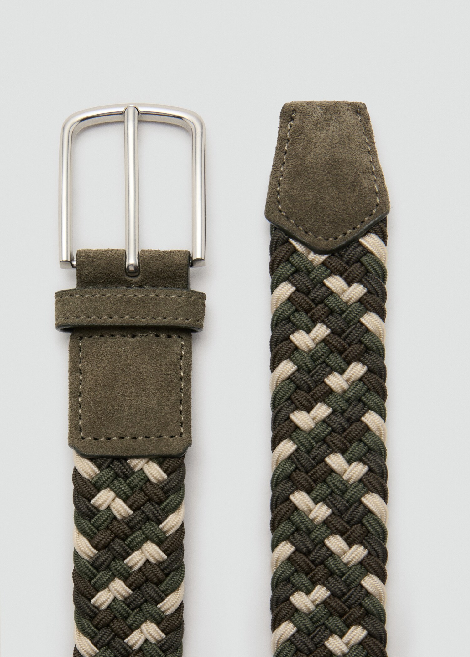 Ceinture élastique tressée couleurs - Plan moyen