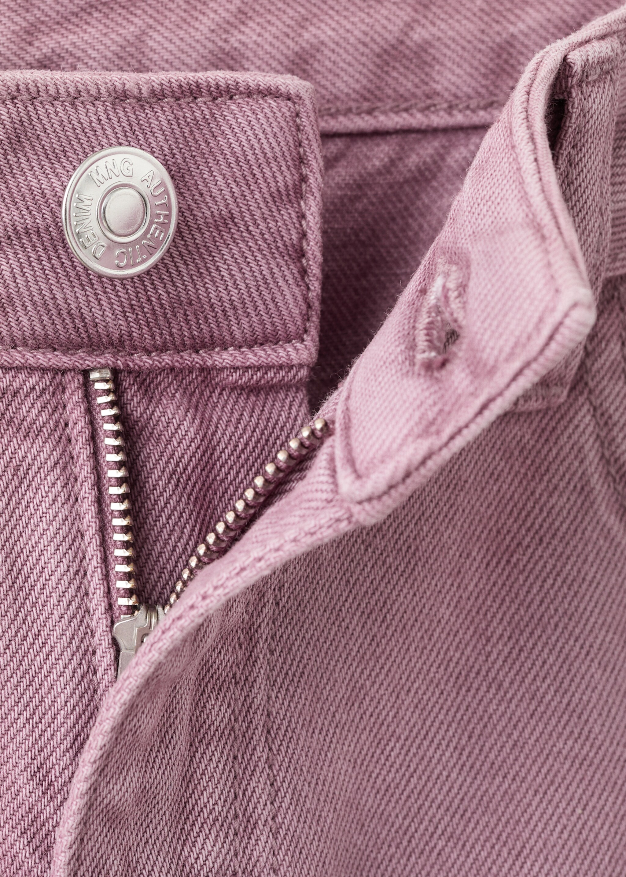 Jean taille basse coutures - Détail de l'article 8, Rose. Ref: 27051277-00.