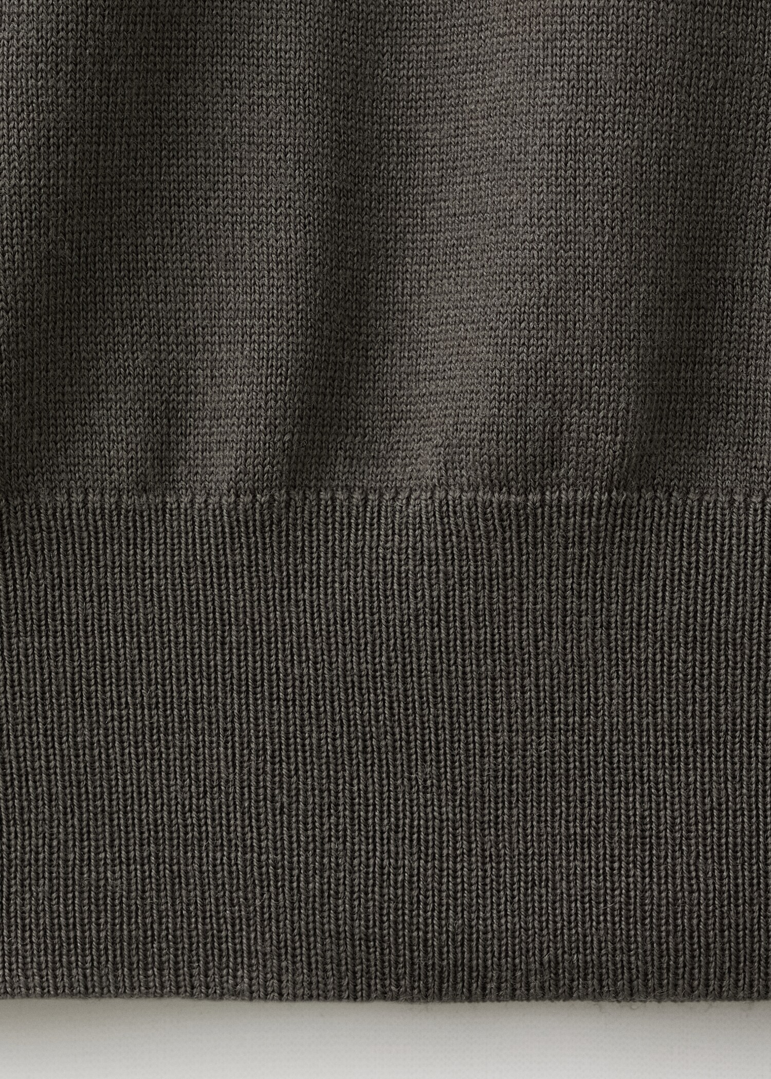 100% merino wool polo sweater - Details of the article 0