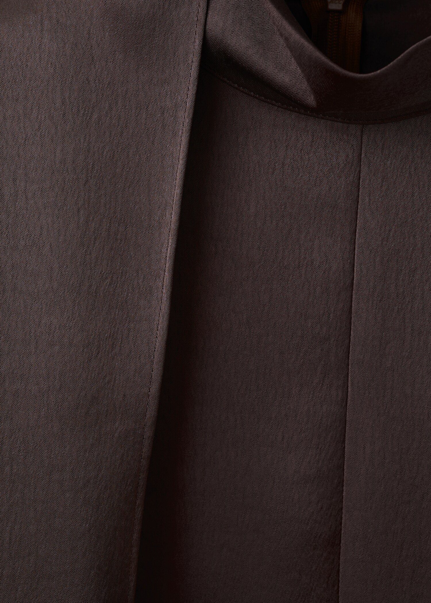 Satin dress with foulard - Details of the article 8