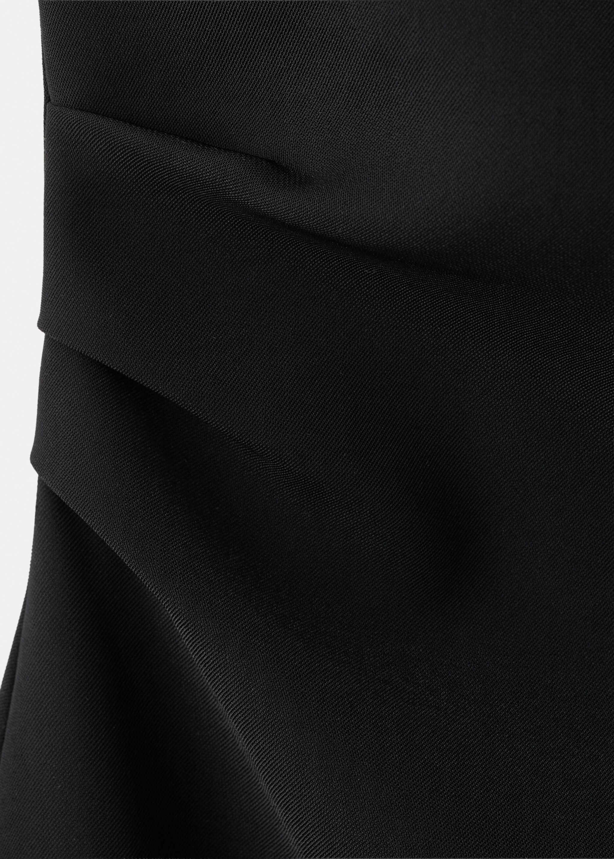 Halter-neck dress with metal embellishment - Details of the article 0, Black. Ref: 27051285-00.