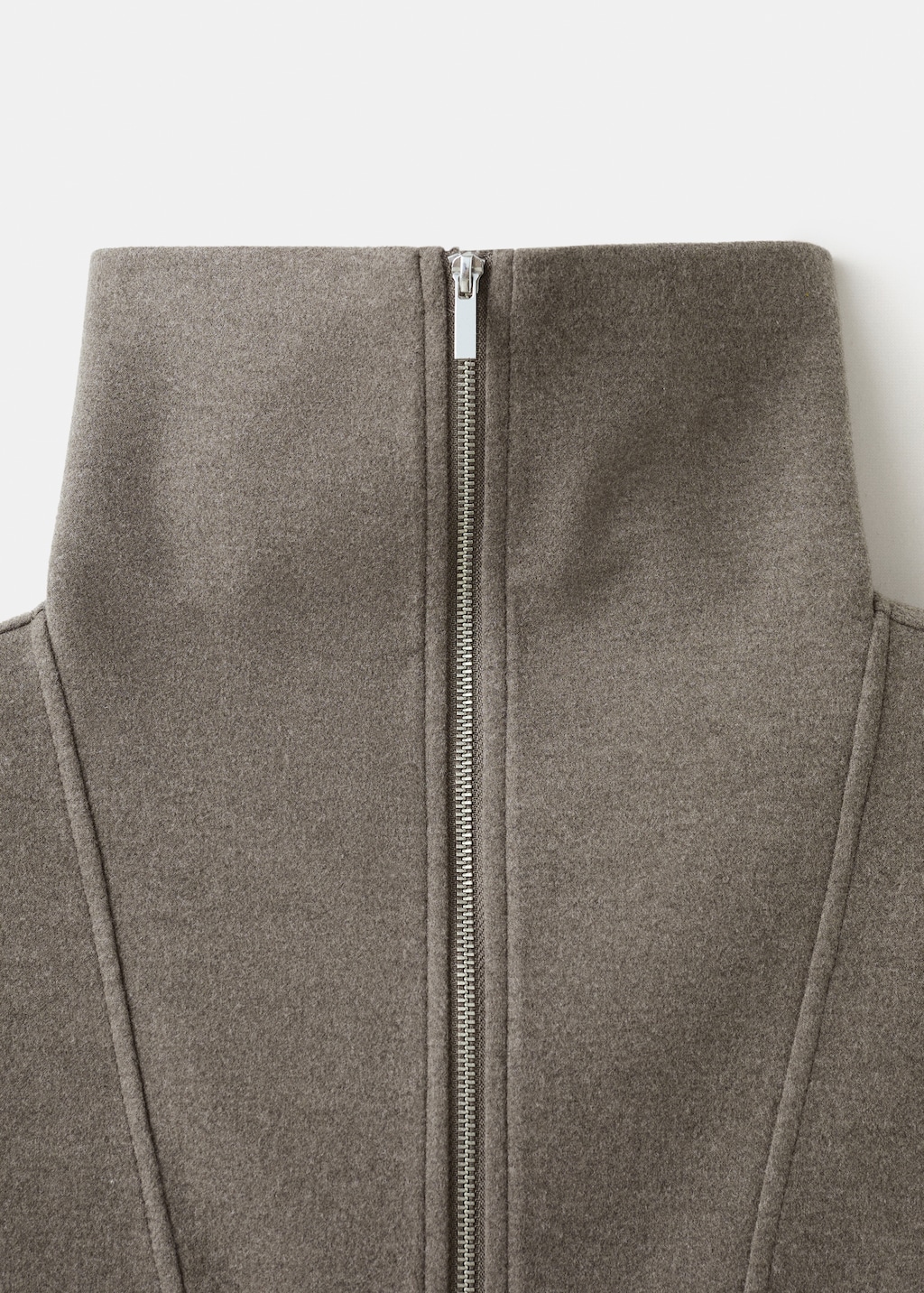 Mango Turtleneck sweatshirt with zip