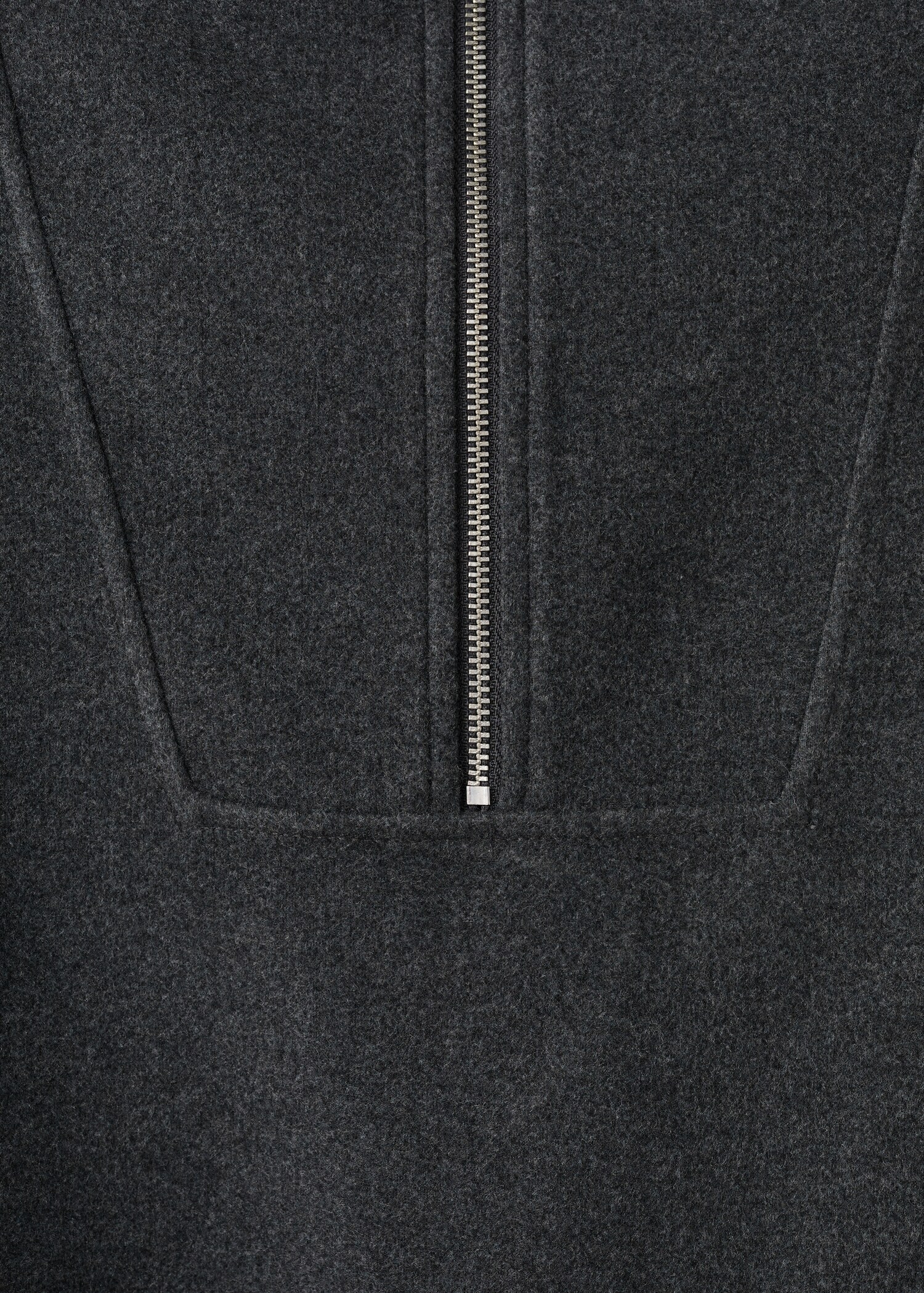 Turtleneck sweatshirt with zip - Details of the article 0