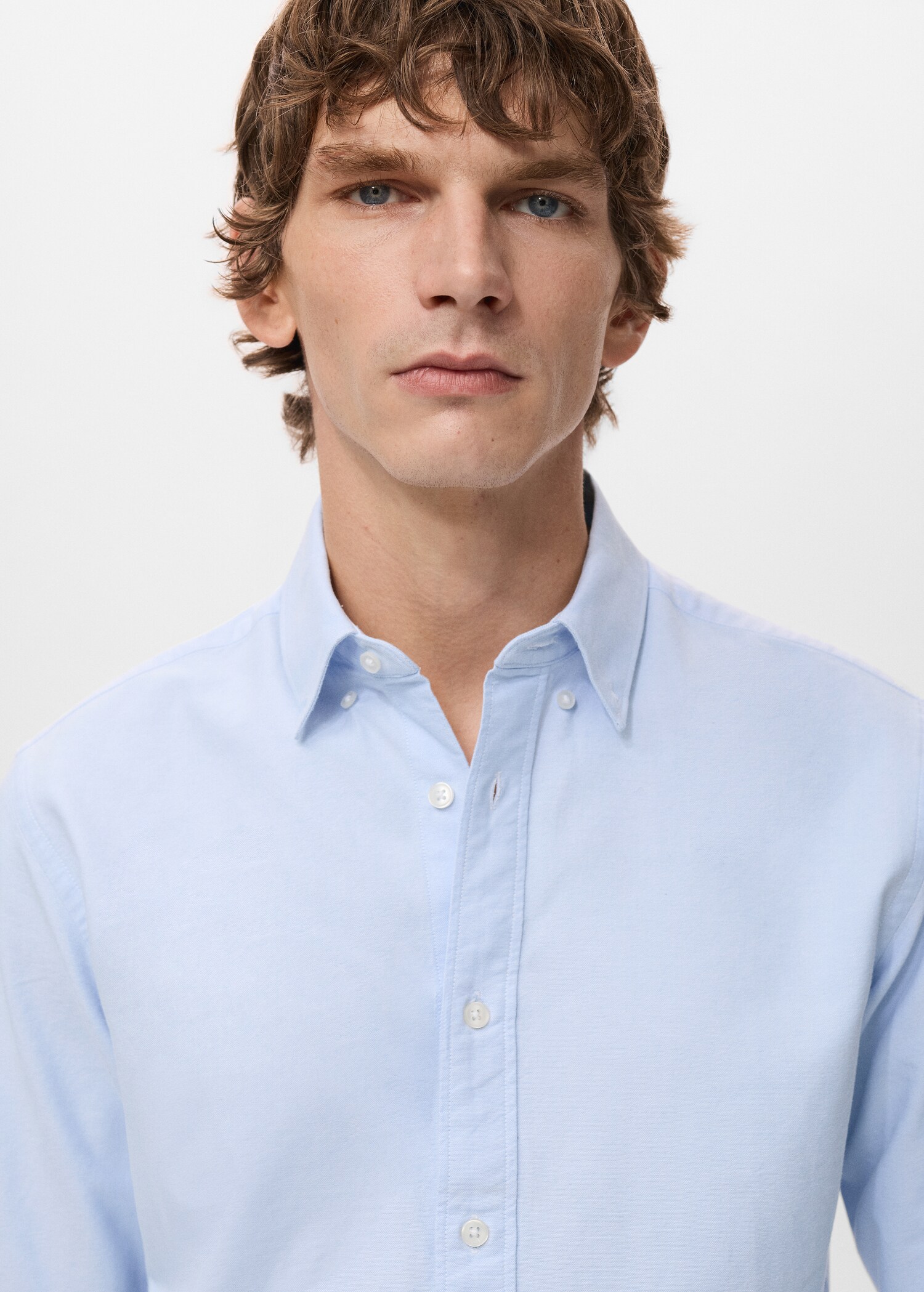 100% cotton Oxford shirt - Details of the article 1