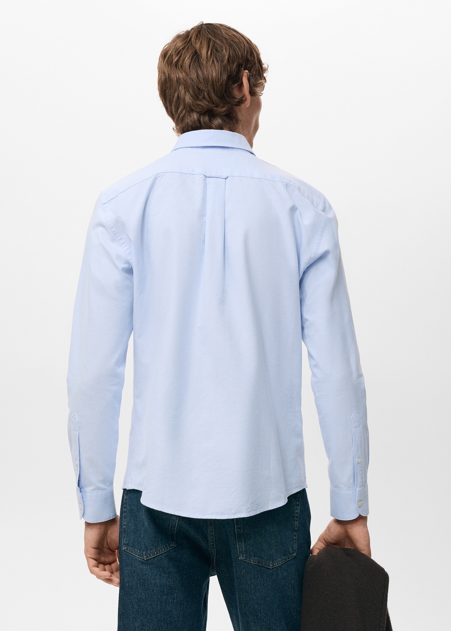 100% cotton Oxford shirt - Reverse of the article