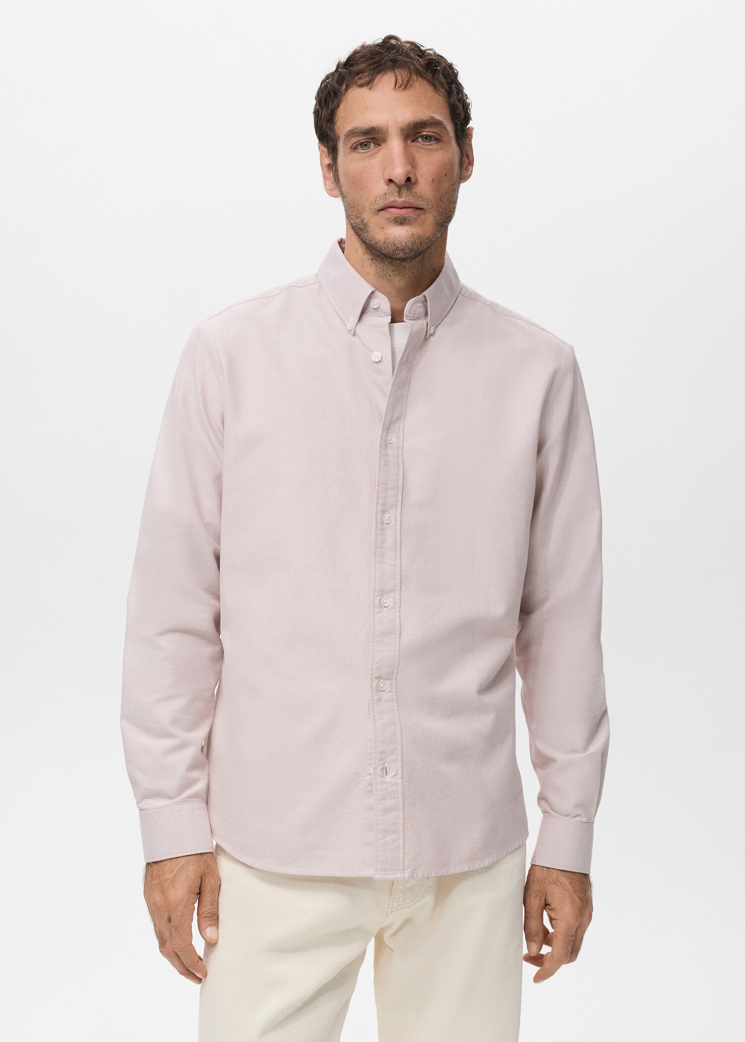 100% cotton Oxford shirt - Medium plane