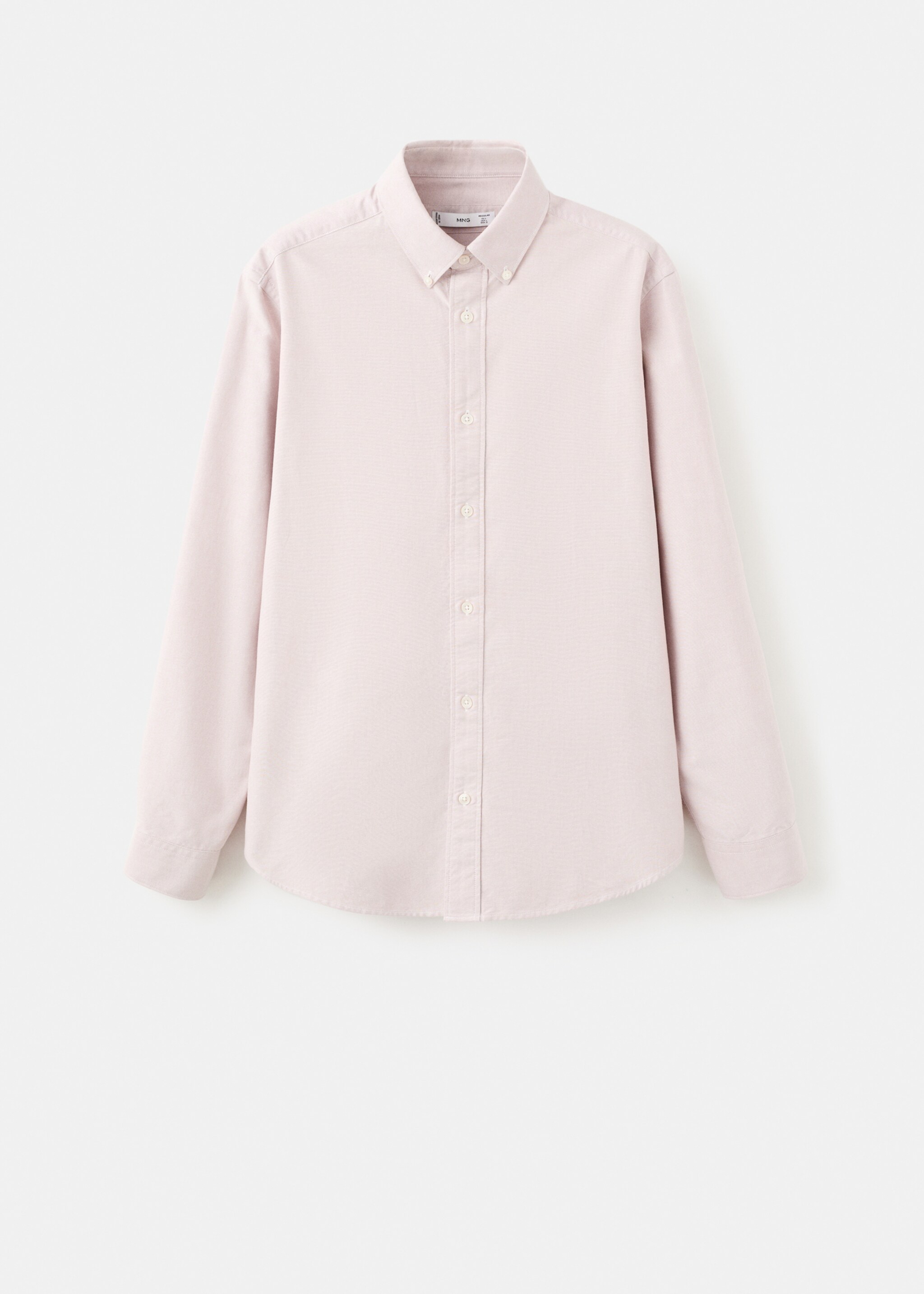 100%棉质牛津衬衫 - null, 淡粉 . Ref: 27051288-00.