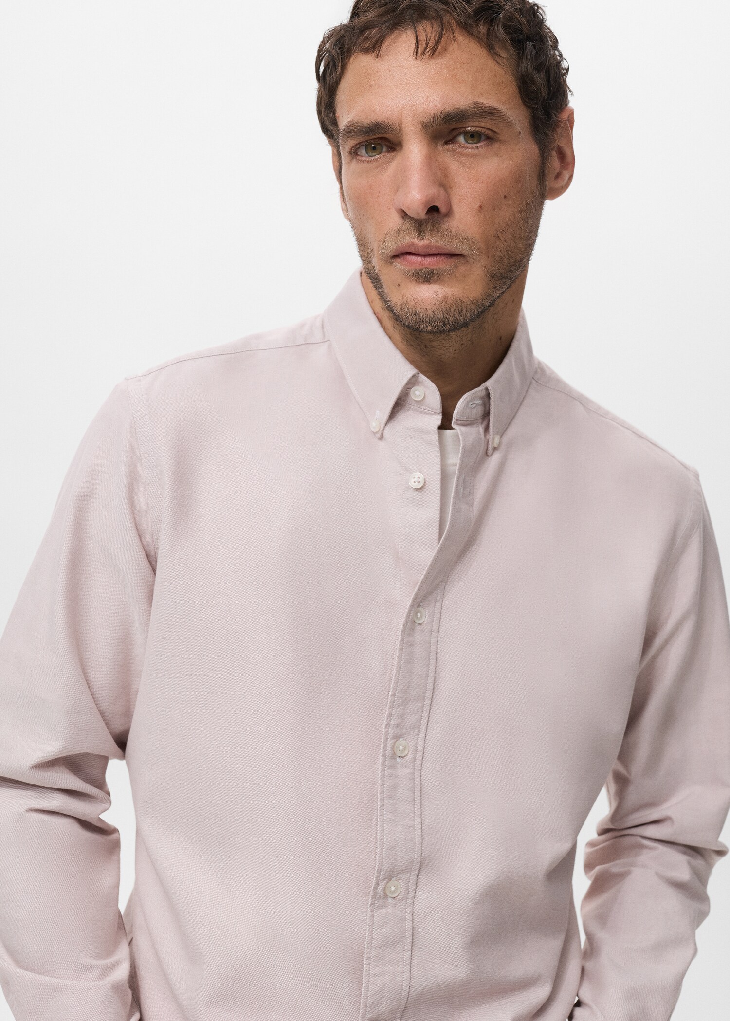100% cotton Oxford shirt - Details of the article 1