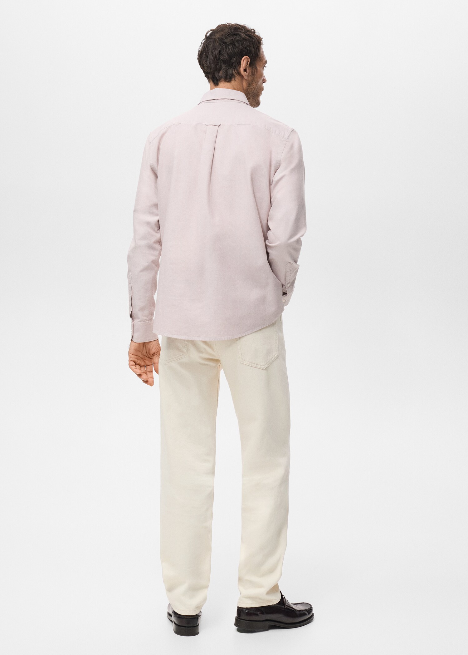 100% cotton Oxford shirt - Reverse of the article