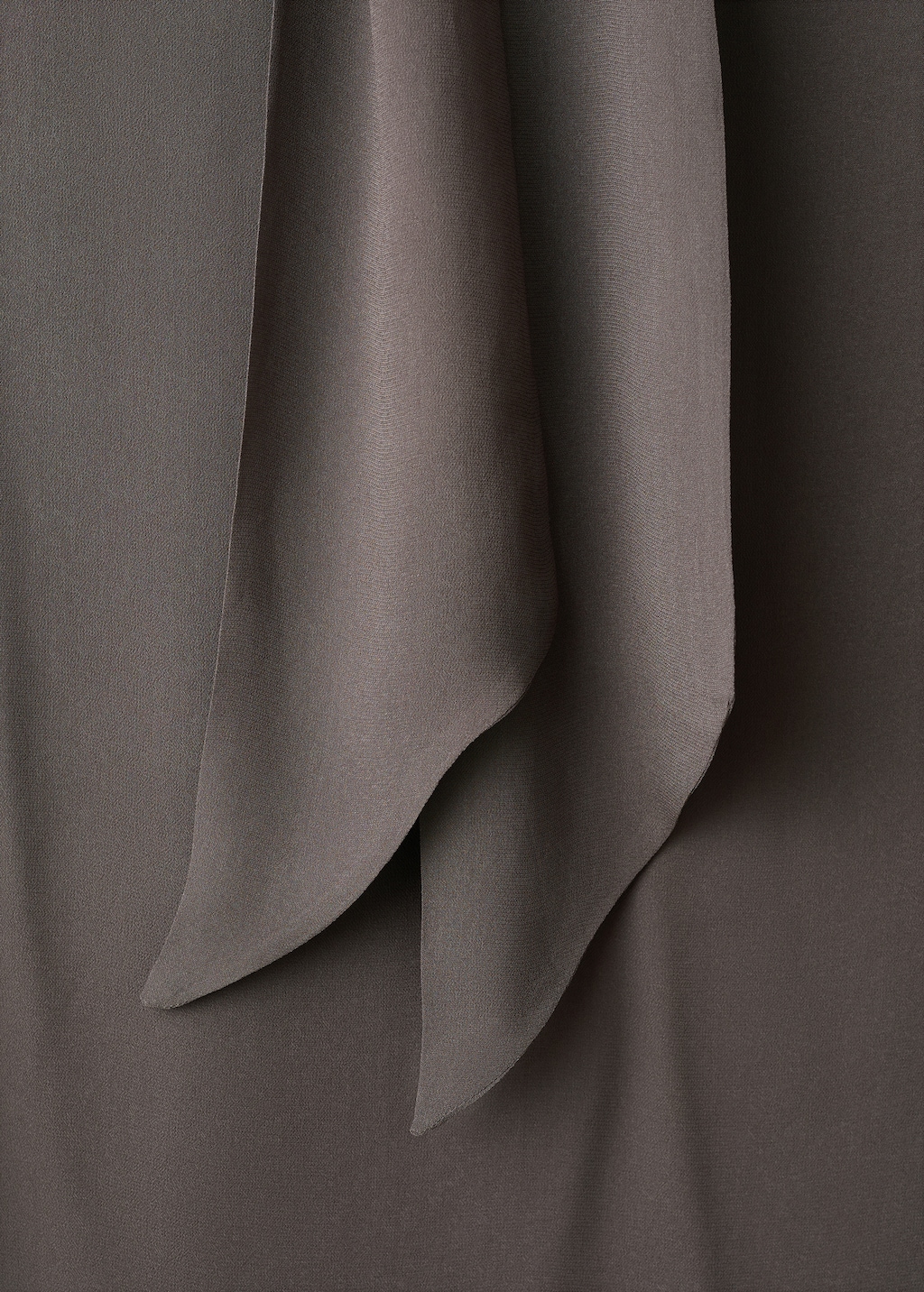 Feathered dress with bell sleeves