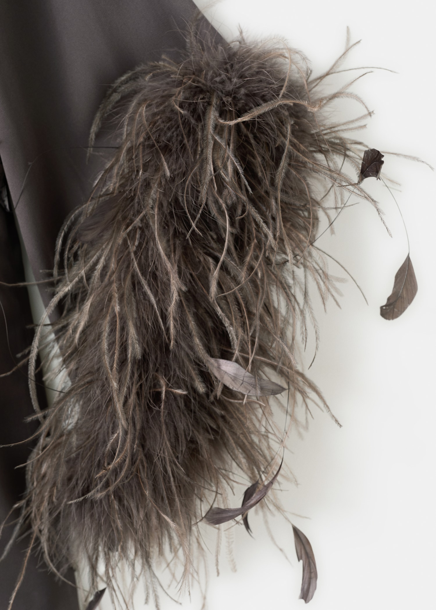 Jurk met klokmouwen en veren - Detail van het artikel 8