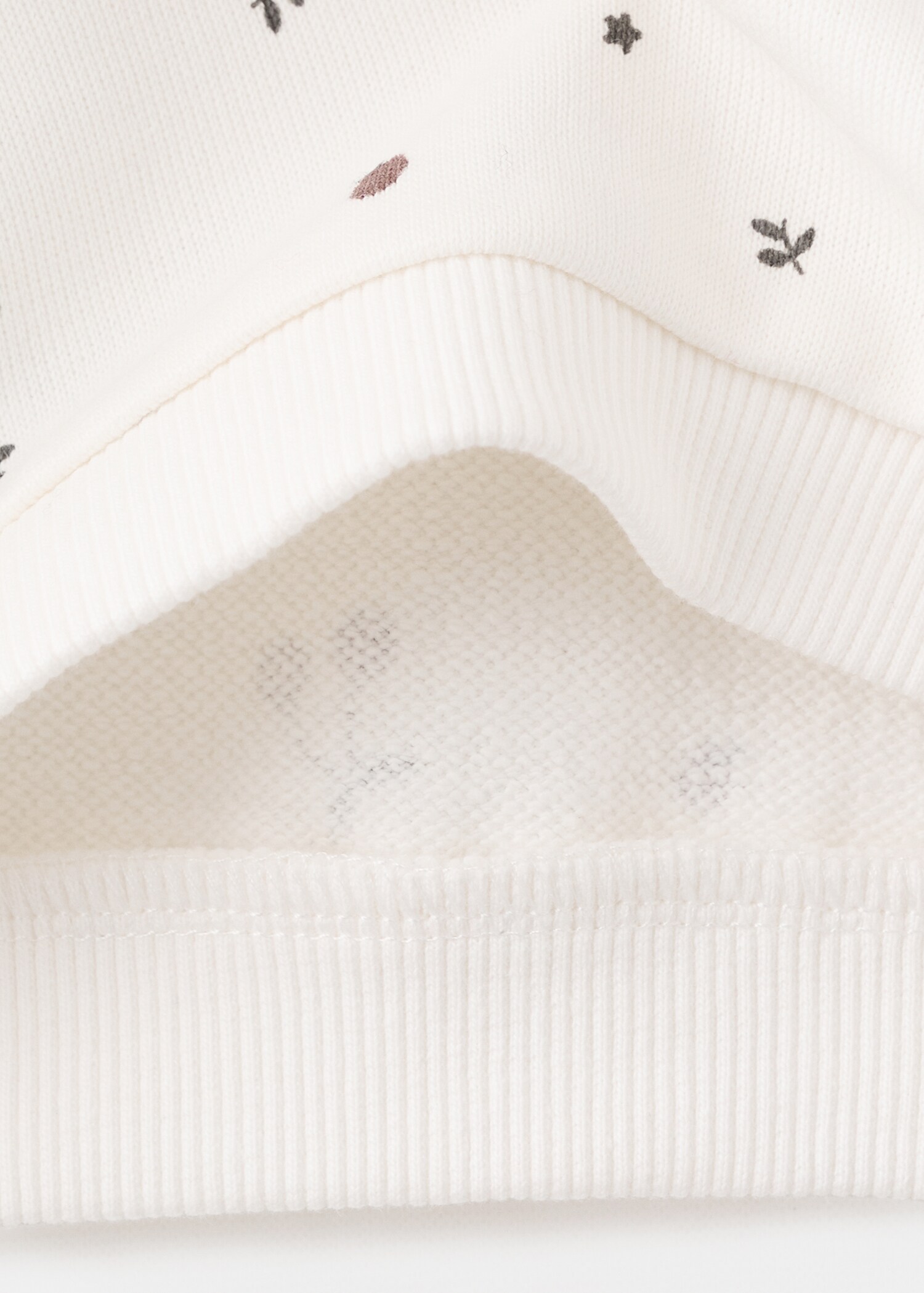 Gemustertes Baumwoll-Sweatshirt - Detail des Artikels 0