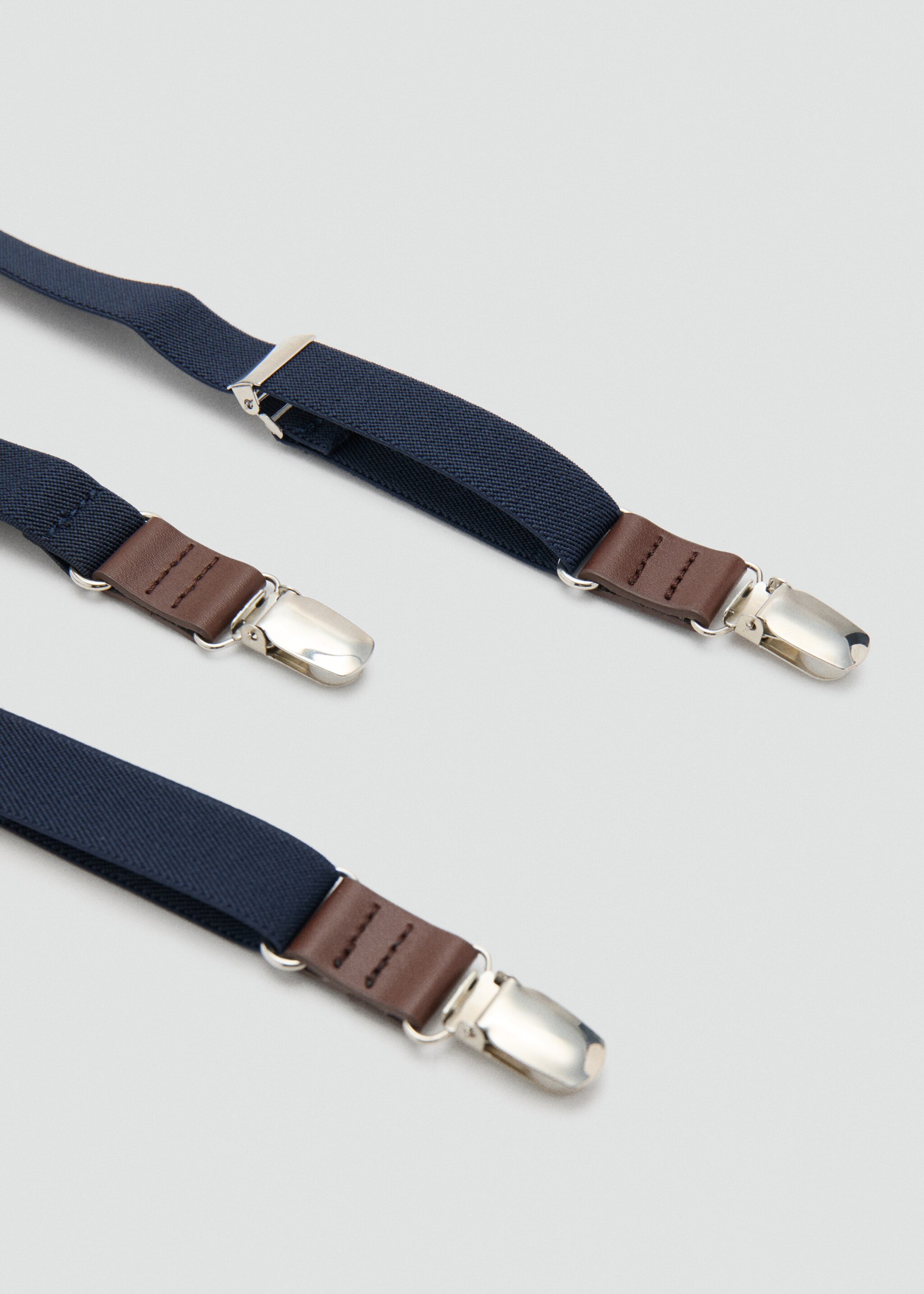 Tirantes elásticos ajustables - Detalle del artículo 2, Azul marino. Ref: 27051297-00.