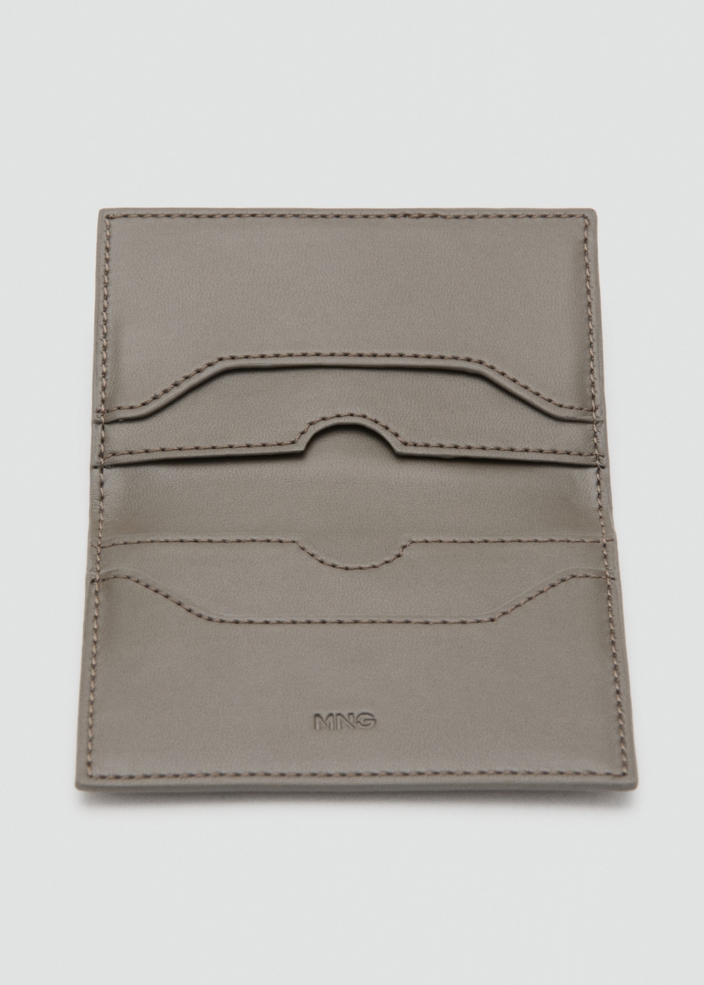 Suede cardholder with studs - image 3