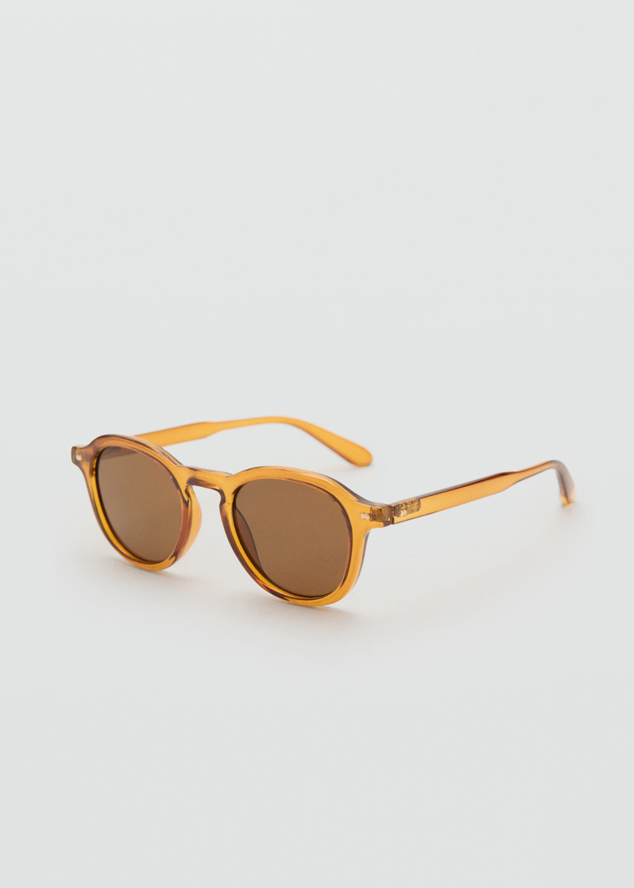 Semi-transparent frame sunglasses - Medium plane, Ochre. Ref: 27051302-00.