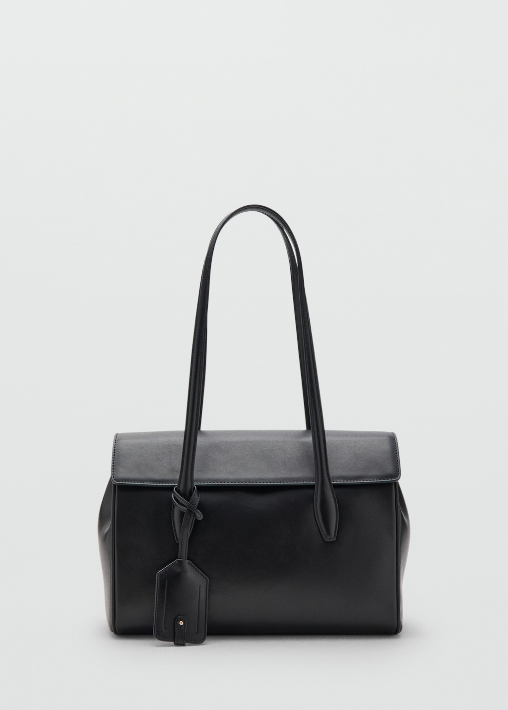 Leather shoulder bag with charms - image 2