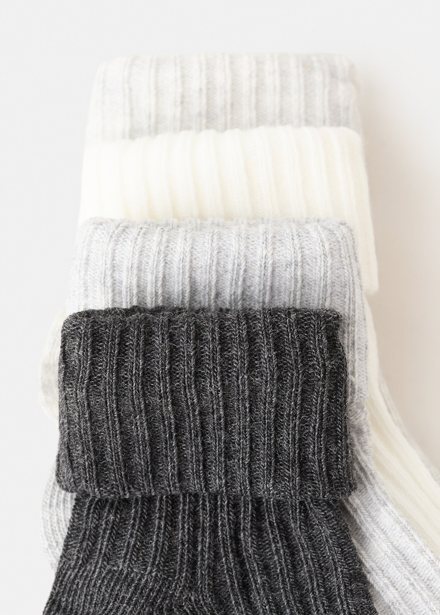 Pack 4 calcetines canalé - Reverso del artículo