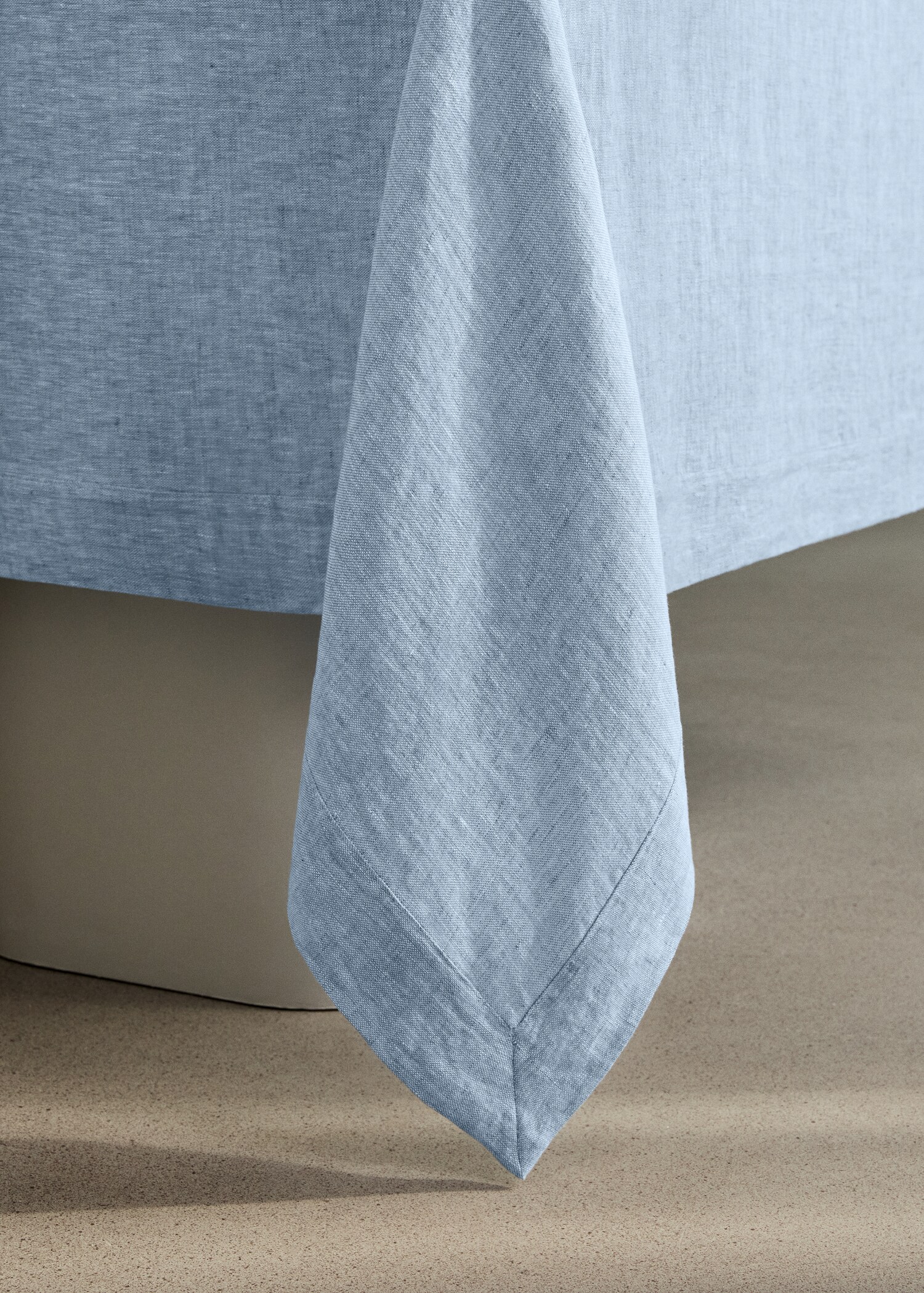 Mantel 100% lino efecto melange 6 a 8 comensales - Detalle del artículo 8