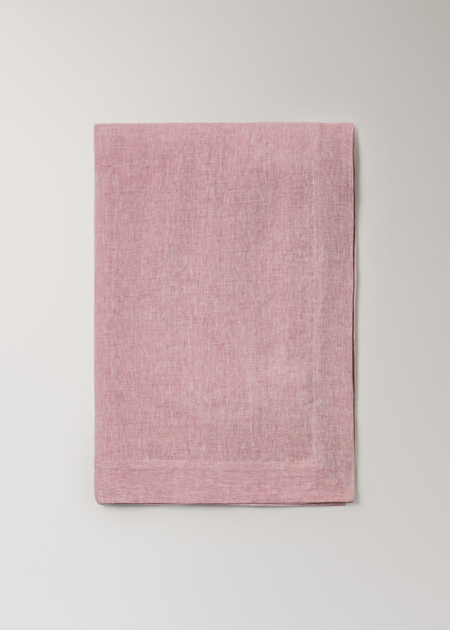 Mantel 100% lino efecto melange 6 a 8 comensales - Artículo sin modelo