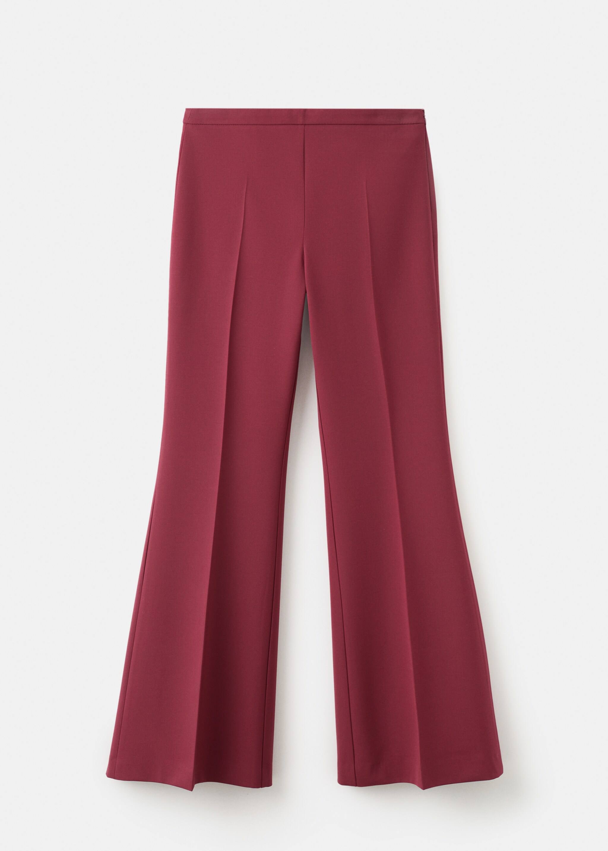 Wide leg suit trousers - Article without model, Wine. Ref: 27051312-00.