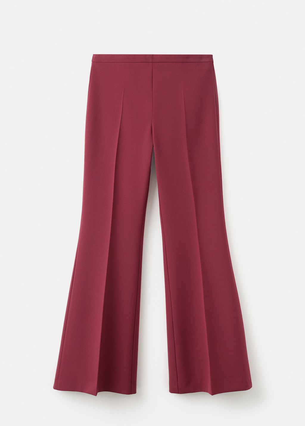 Wide leg suit trousers