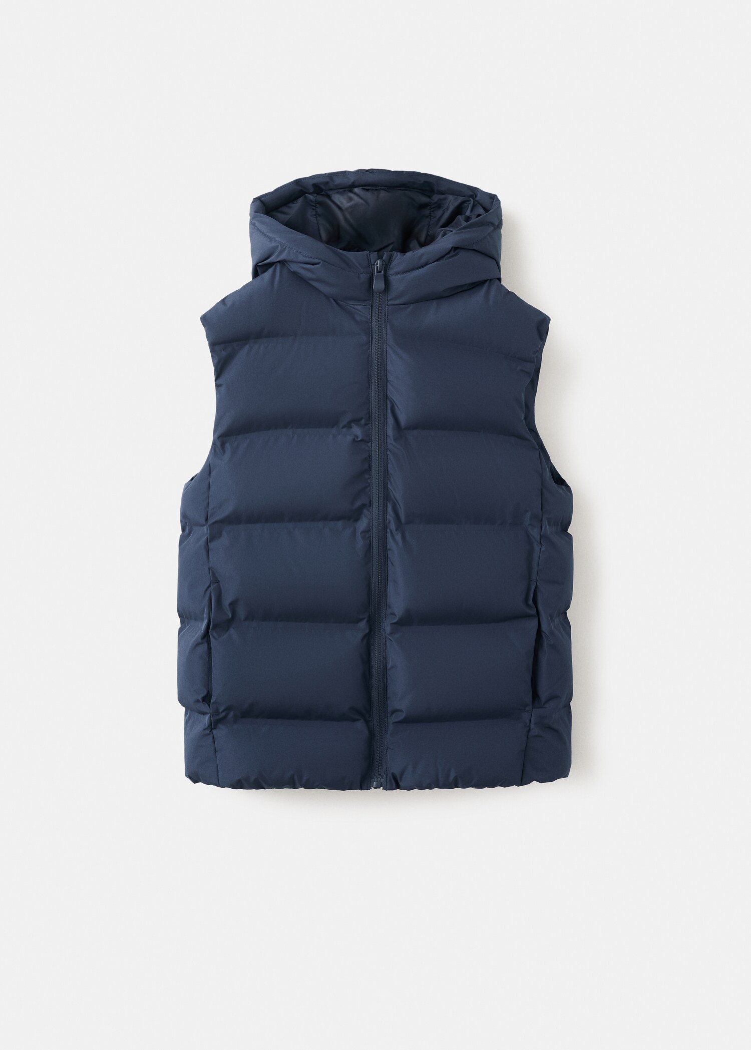 Quilted gilet with hood - Article without model