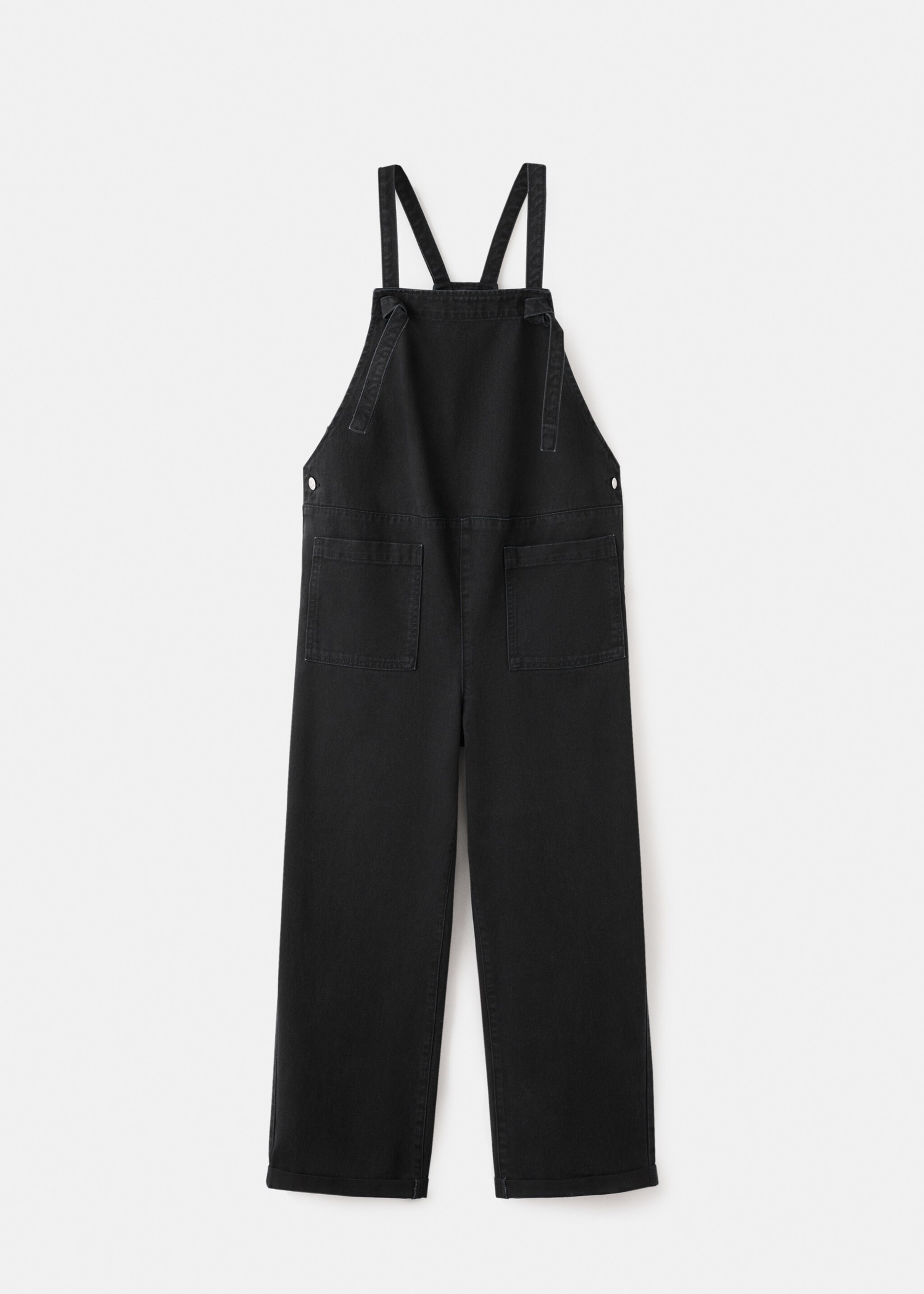 Maternity denim dungarees - Article without model, Black denim. Ref: 27051319-00.