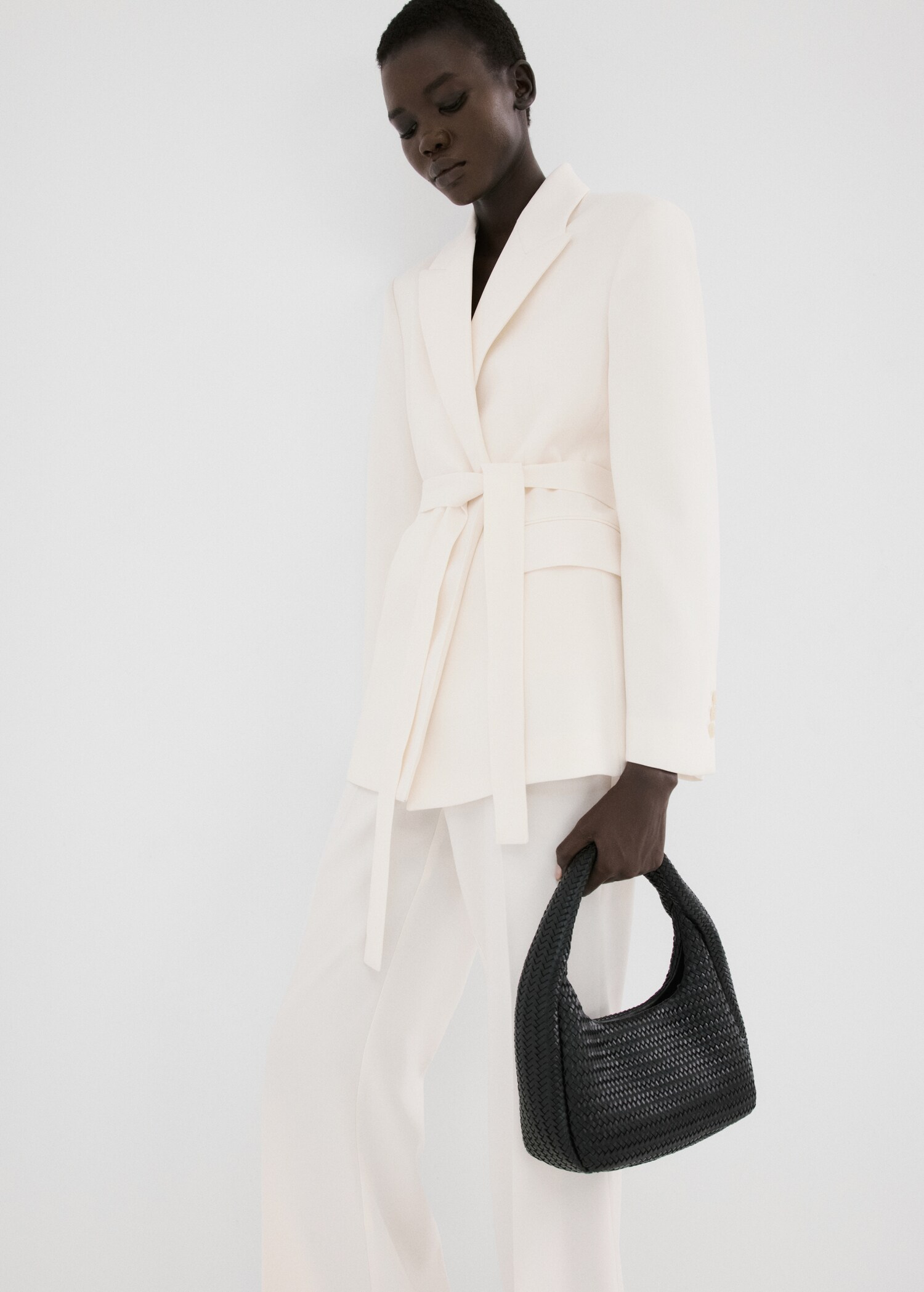 Suit jacket with scarf - Medium plane