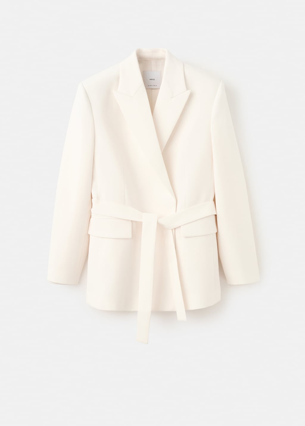 Mango Suit jacket with belt