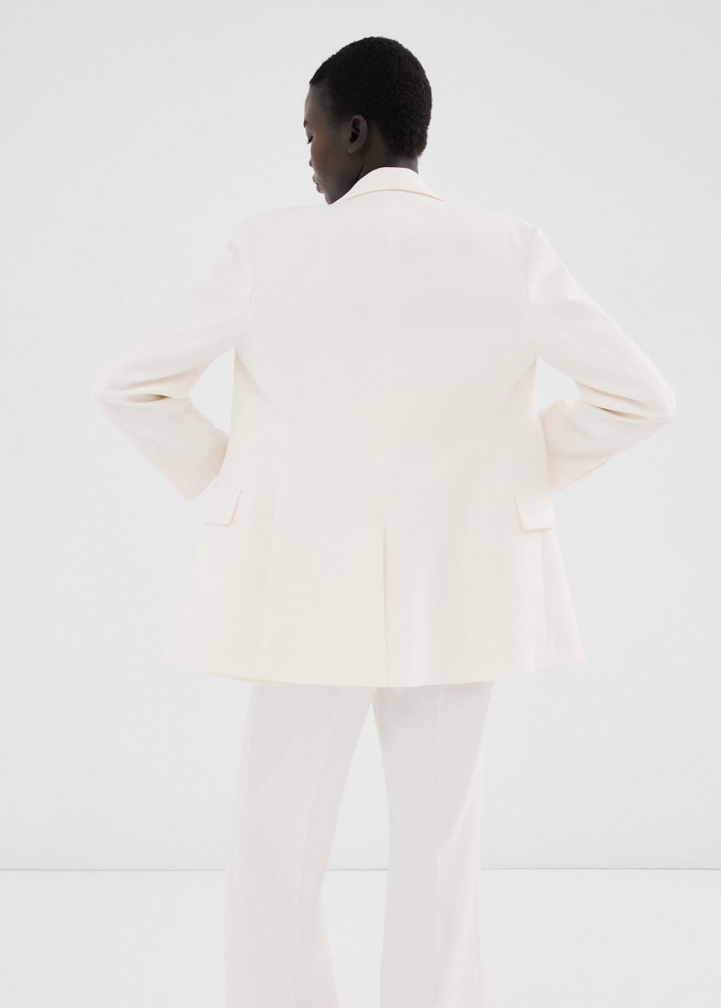 Mango Suit jacket with belt