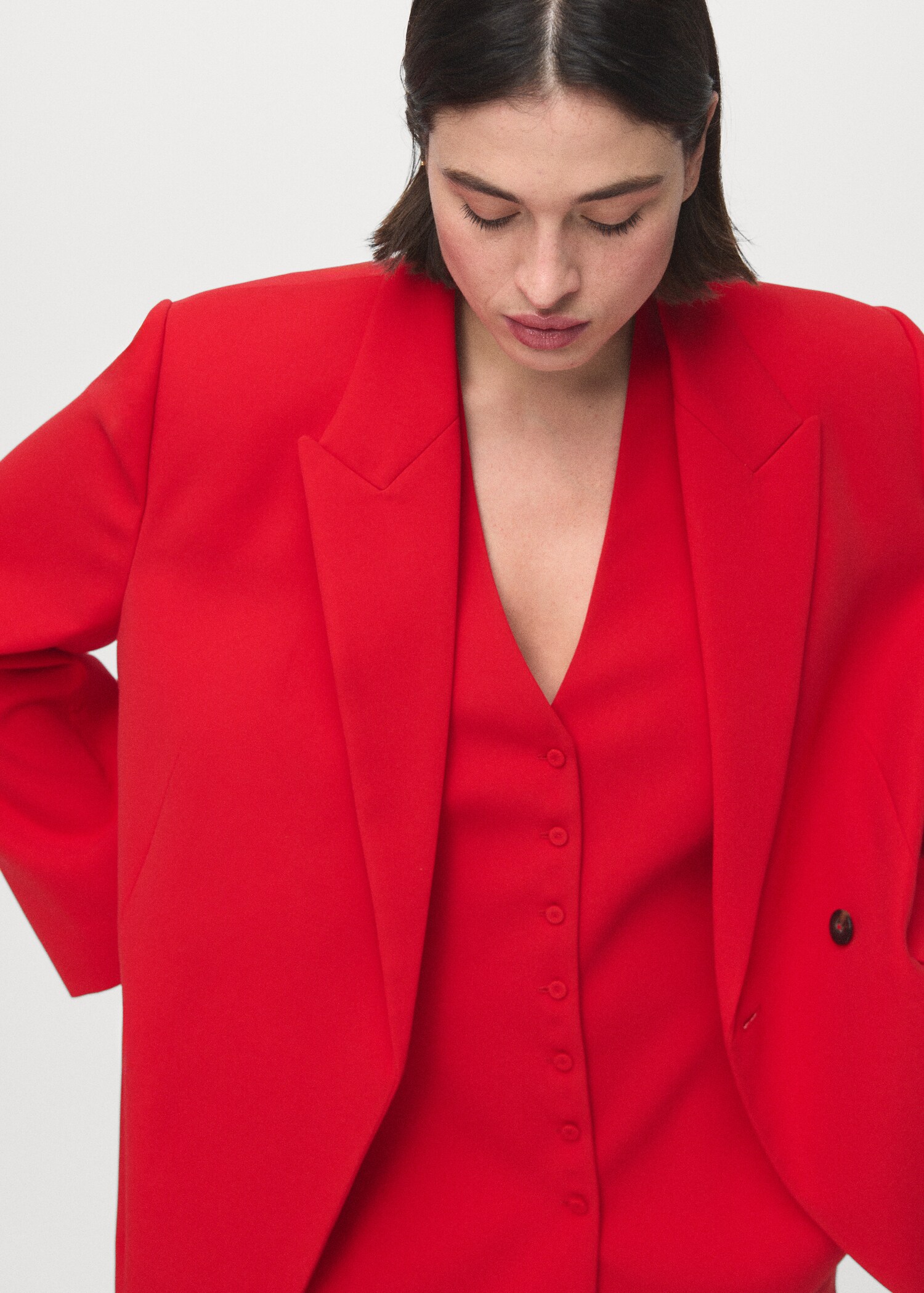 Suit jacket with scarf - Details of the article 5