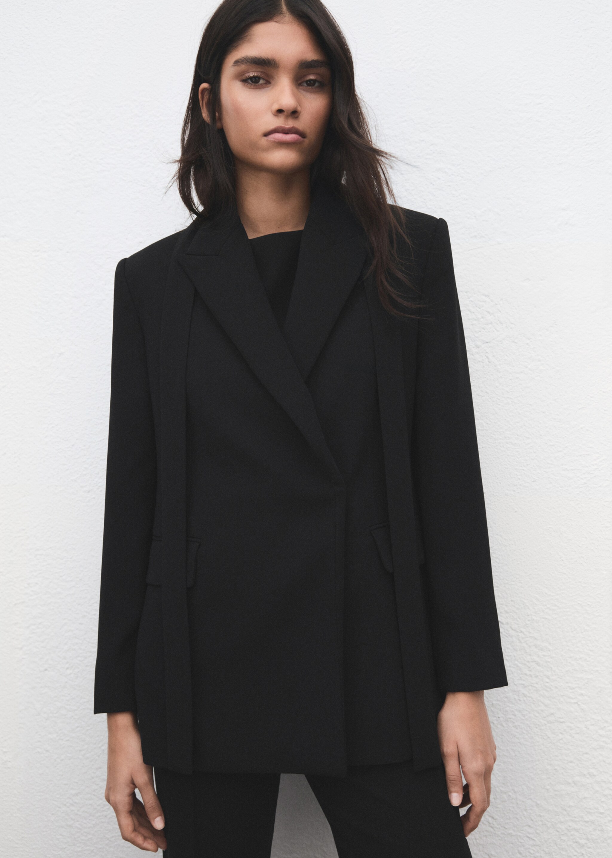 Blazer vestit fulard - Pla mig, Negre. Ref: 27051320-00.