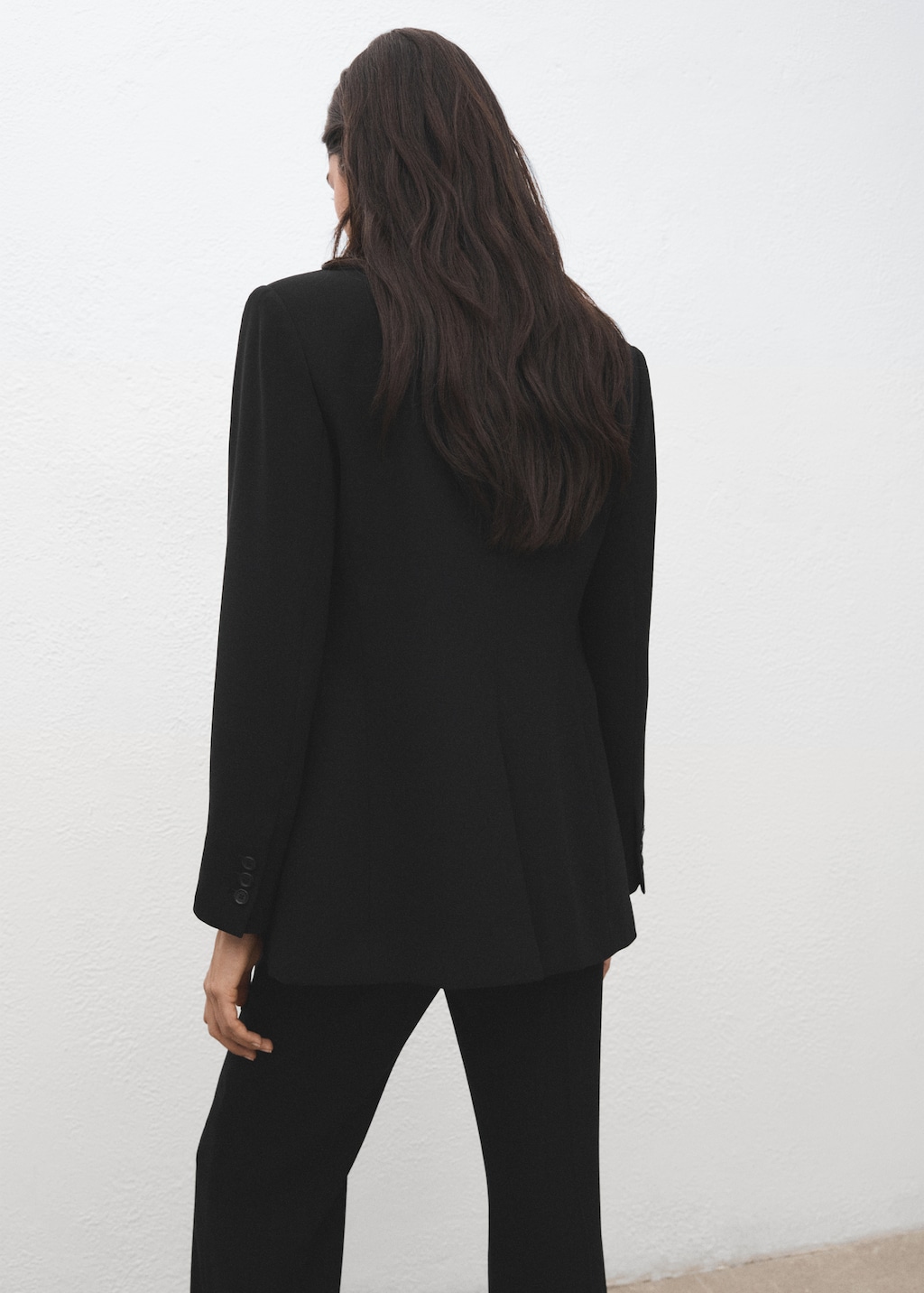 Suit jacket with belt - image 5