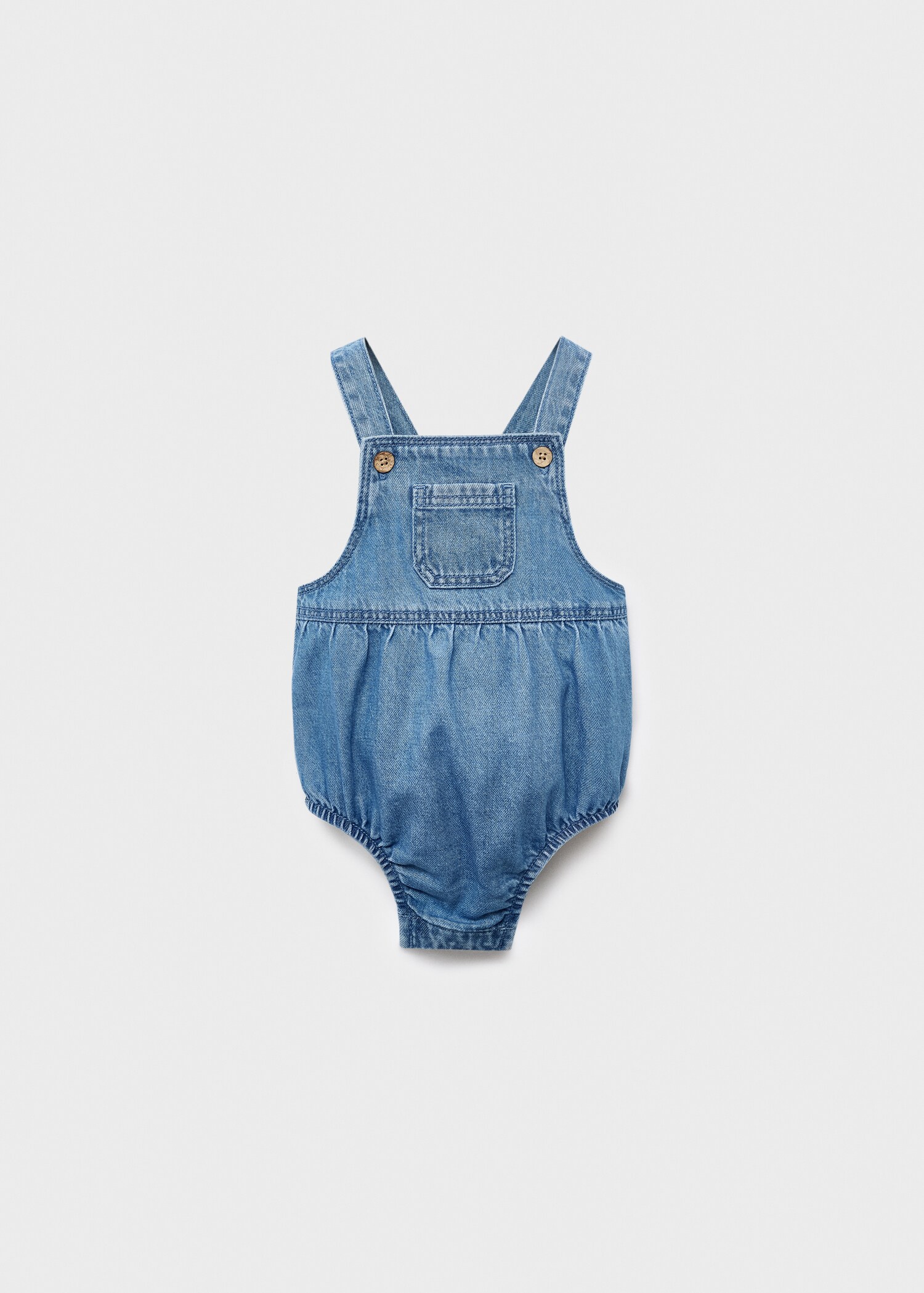 Denim cotton romper - Article without model