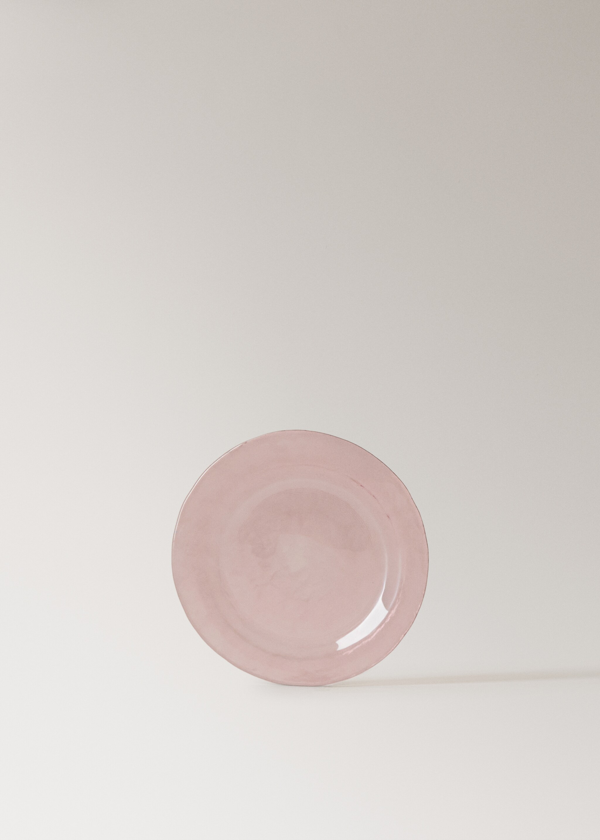 Brödtallrik i färgat glas - Artikel utan modell, Ljus/ pastell lila. Ref: 27051322-00.