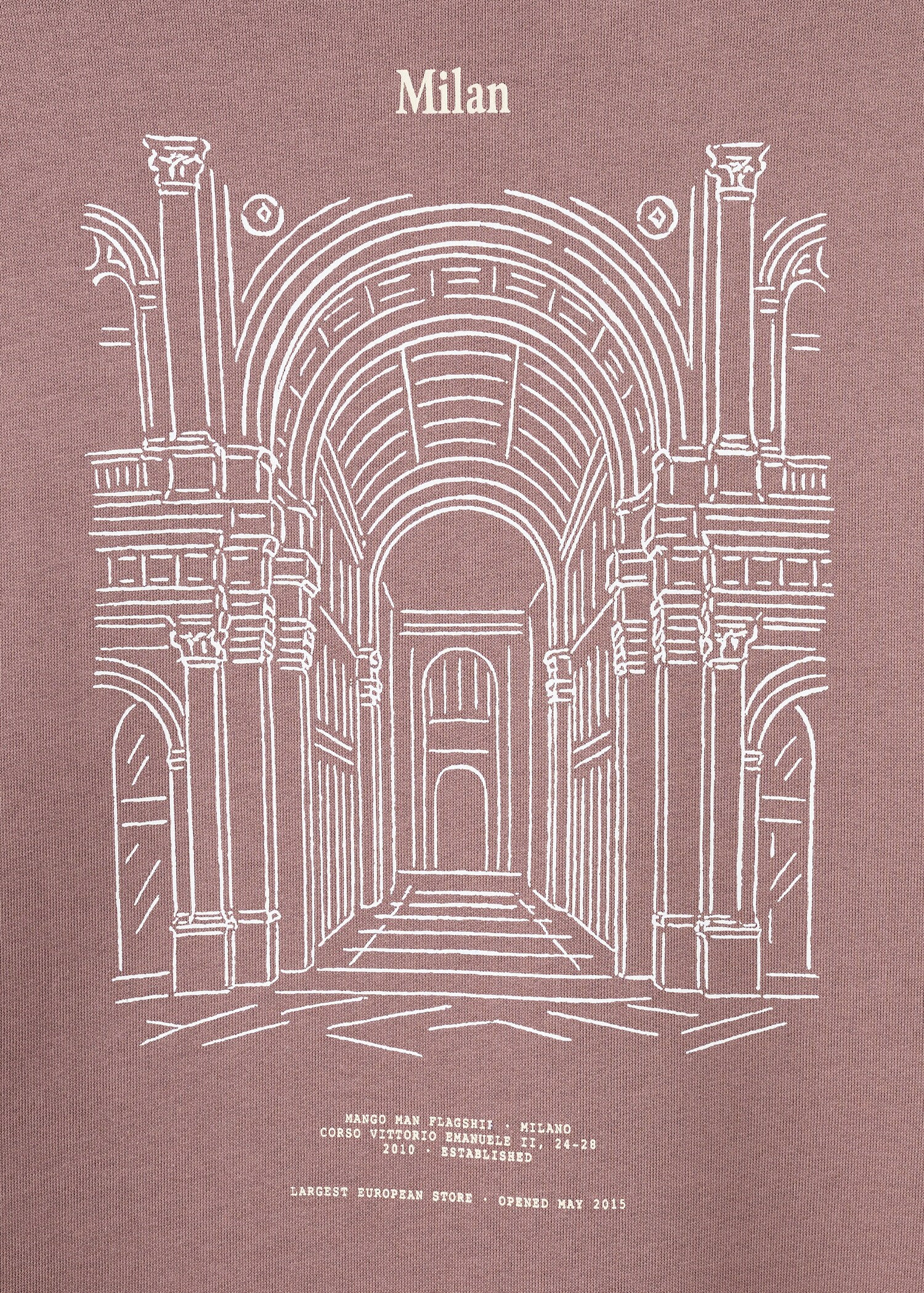 Sudadera algodón estampada - Detalle del artículo 0