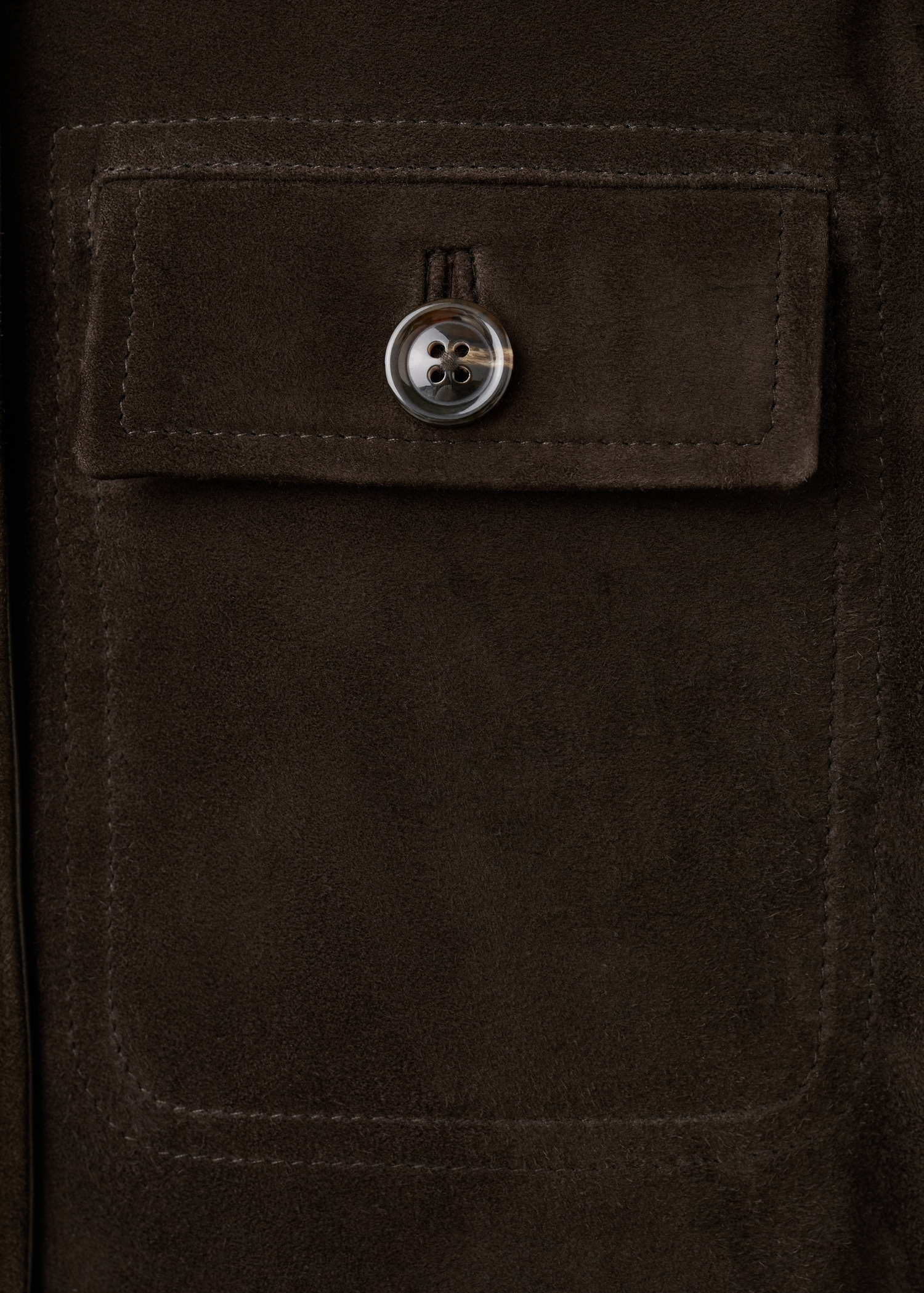 جاكيت شامواه بياقة شريط - تفاصيل المنتج 0