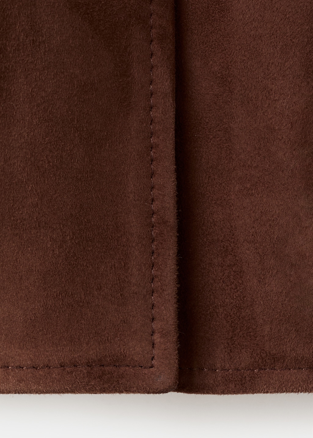 Suede jacket with buttons