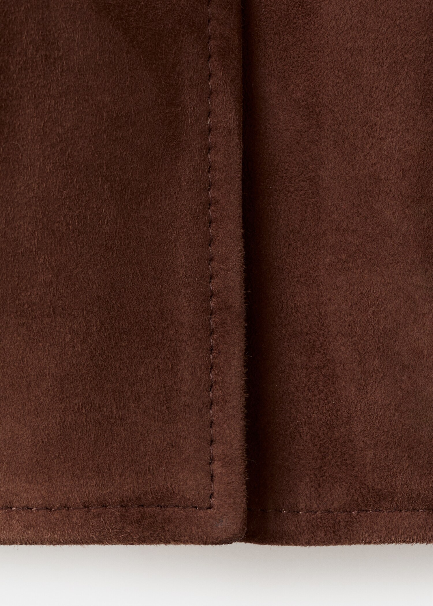 Suede leather jacket with buttons - Details of the article 0