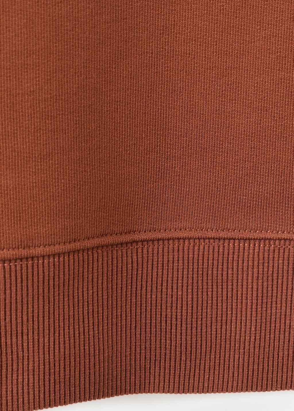 Plain cotton sweatshirt